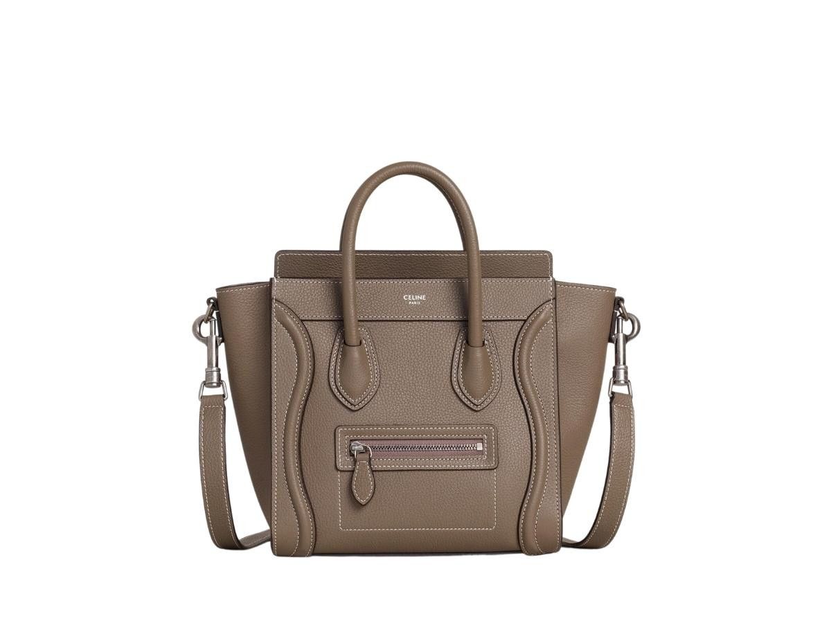 Celine o1w1db10426 Size: OS/Nano Luggage Bag in Grey Size ONE SIZE - 1 Thumbnail