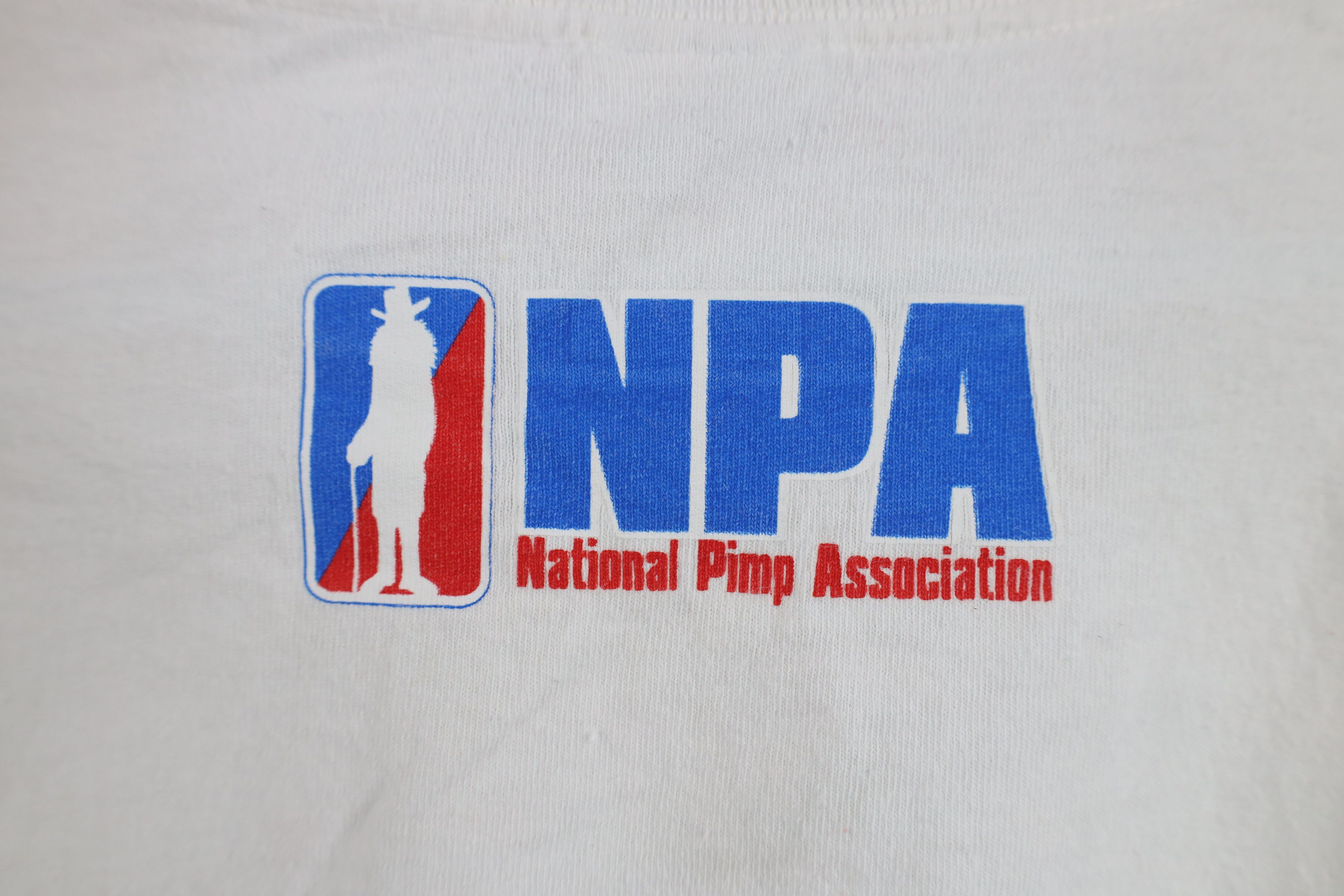 Vintage Vintage NPA National Pimp Association Short Sleeve T-Shirt Size US XXL / EU 58 / 5 - 10 Thumbnail