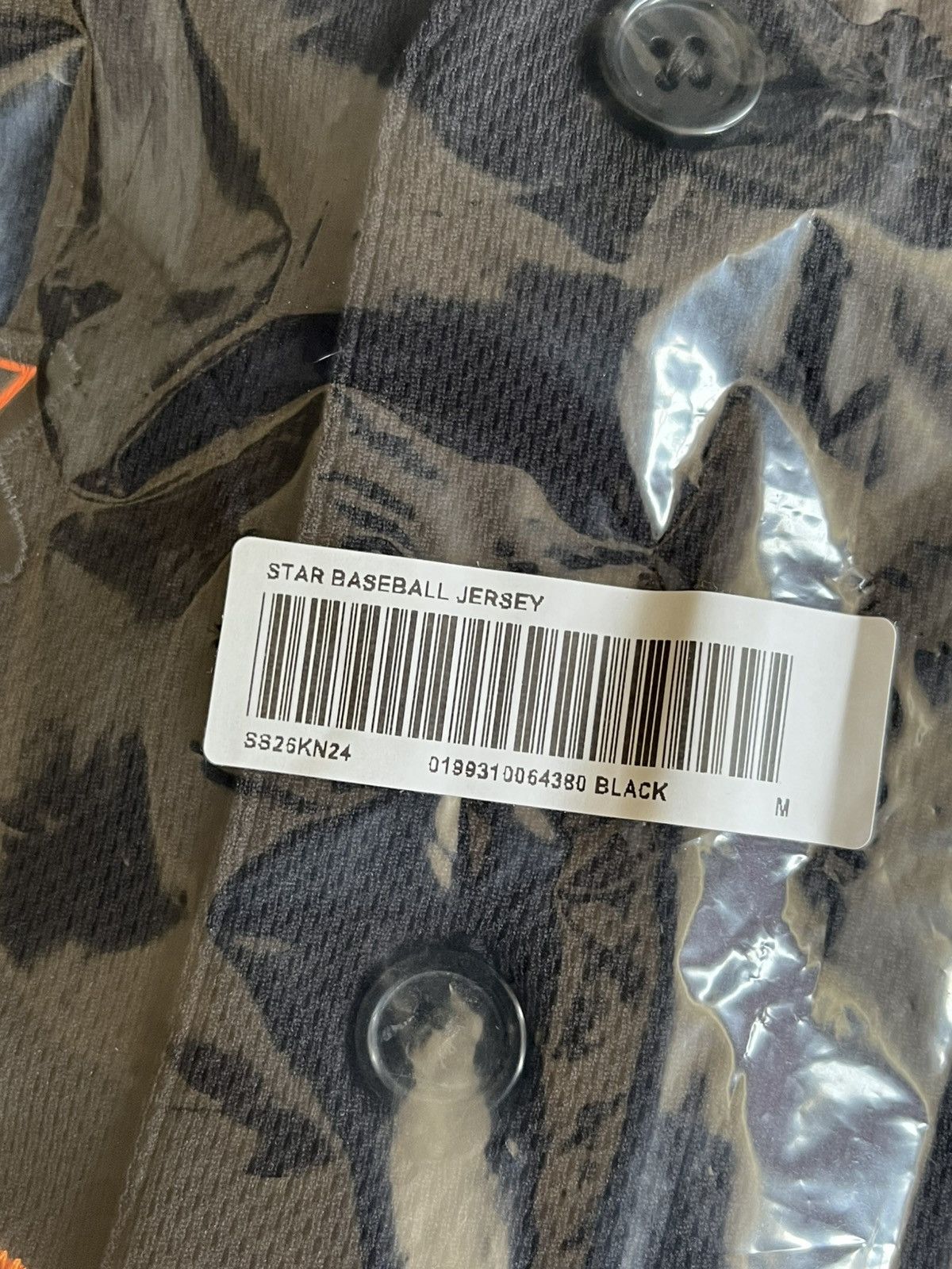 Supreme Supreme Stars Baseball Jersey Black Size Medium (SS26) Size US M / EU 48-50 / 2 - 7 Thumbnail