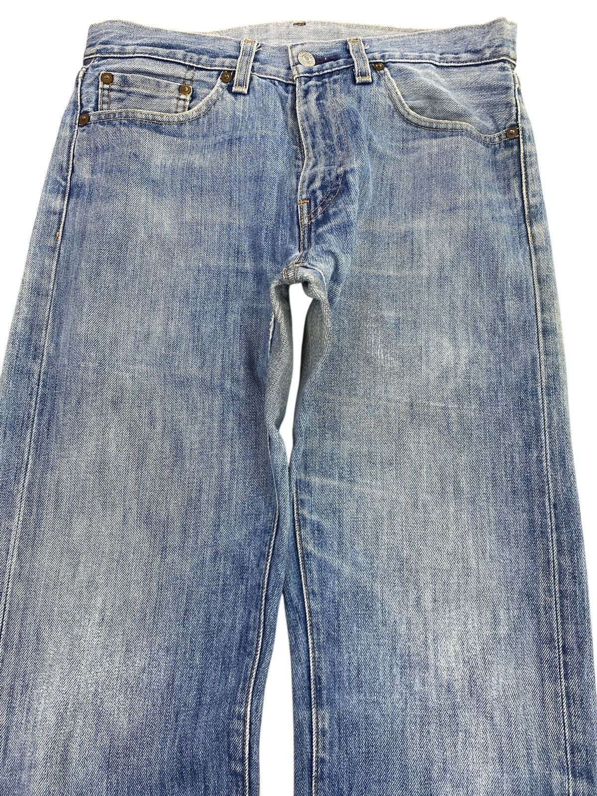 Levi's Levi’s Acid Blue Wash Straight Leg Style Jeans Size US 31 - 2 Thumbnail