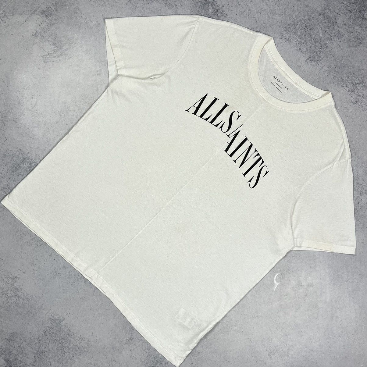 Allsaints AllSaints Dropout Big Logo Oversize Fit T Shirt Size US M / EU 48-50 / 2 - 1 Thumbnail