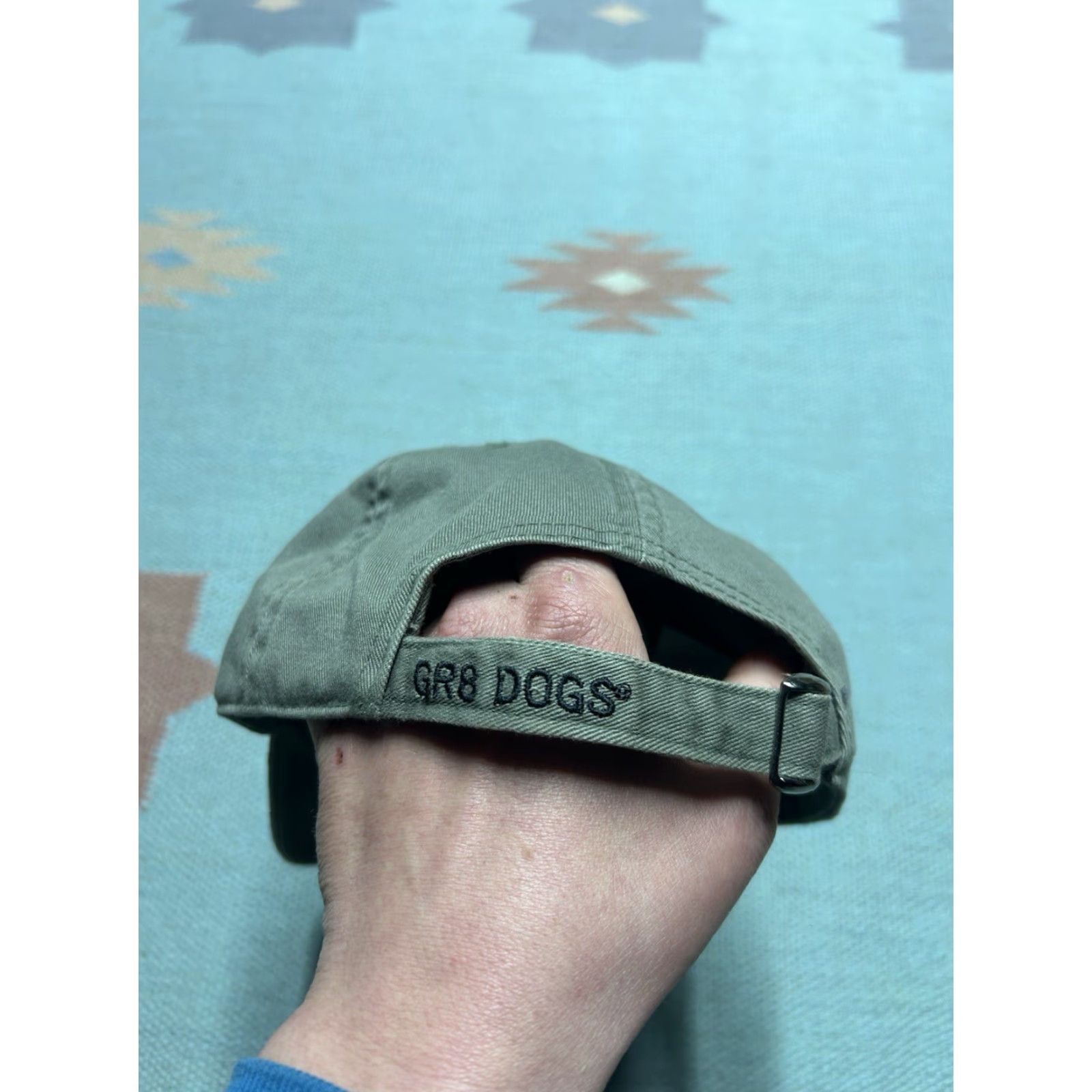Vintage VINTAGE Animal Baseball Cap Mens Adjustable Gray Dog Poodle Cute Gr8 Dogs Strapback Hat Cap Size ONE SIZE - 5 Thumbnail