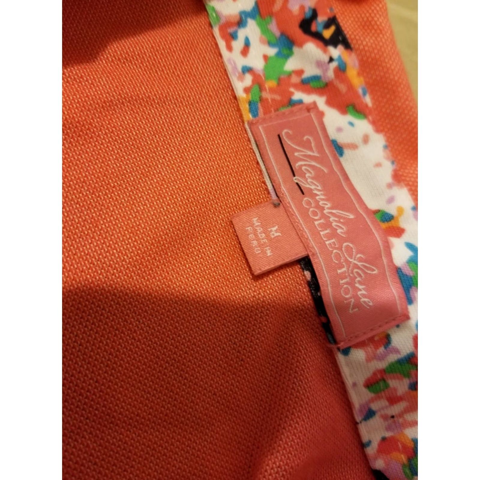 Vintage Womens Magnolia Lane Masters Polo Shirt Medium Orange Cotton Golf Athletic Size M / US 6-8 / IT 42-44 - 3 Thumbnail