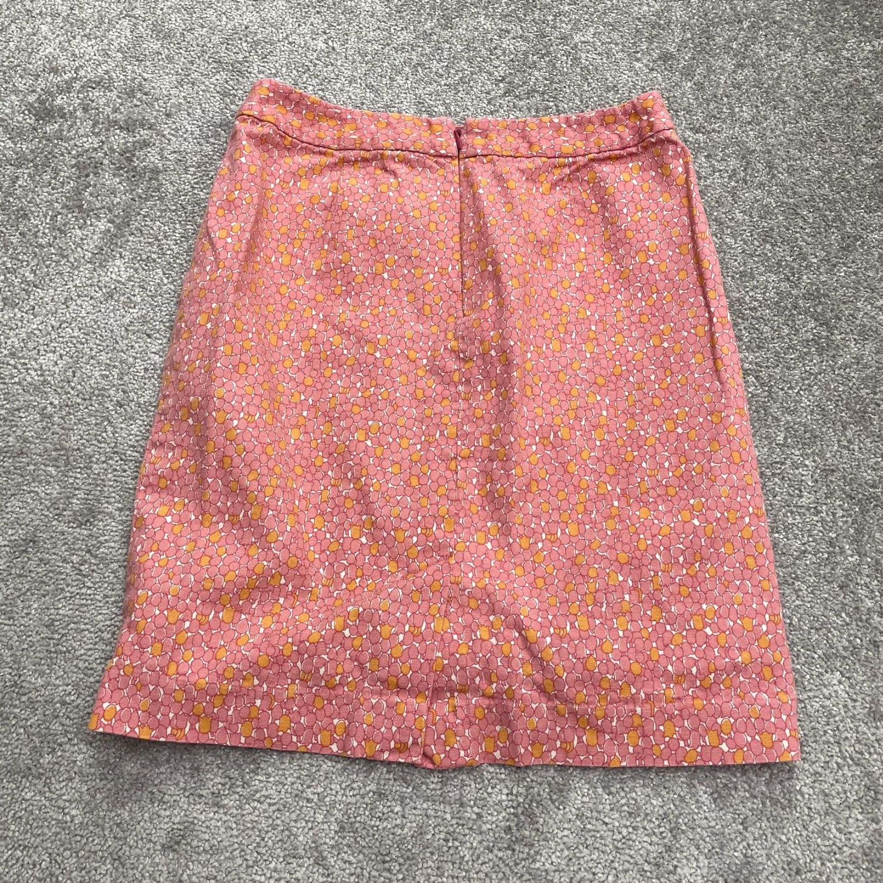 Talbots Talbots Floral Midi Skirt Womens 4P Pink Tulips Casual Lightweight Size 27" / US 4 / IT 40 - 2 Thumbnail