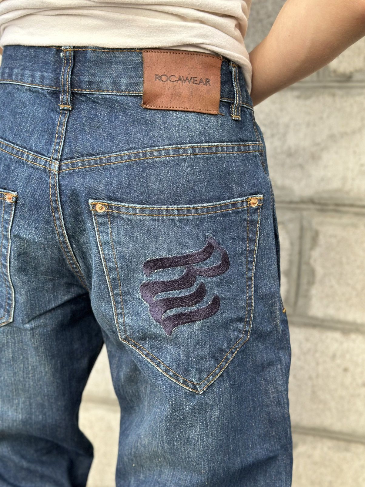 Rocawear Vintage Roca Wear Jeans W30xL32 Loose Fit Y2K 90s Rap Size US 30 / EU 46 - 7 Thumbnail