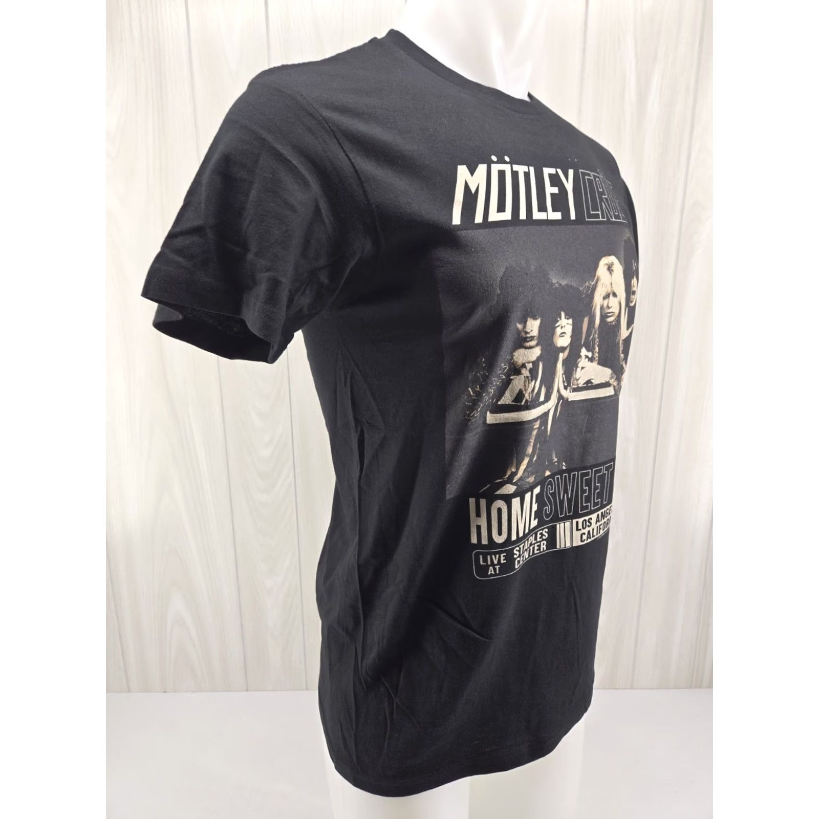 Vintage Motley Crue Home Sweet Home Music Shirt REPRINT Size S UNISEX Adults Black Cotton Crew Neck Short Sleeve T-Shirt Women Mens Size US S / EU 44-46 / 1 - 6 Thumbnail