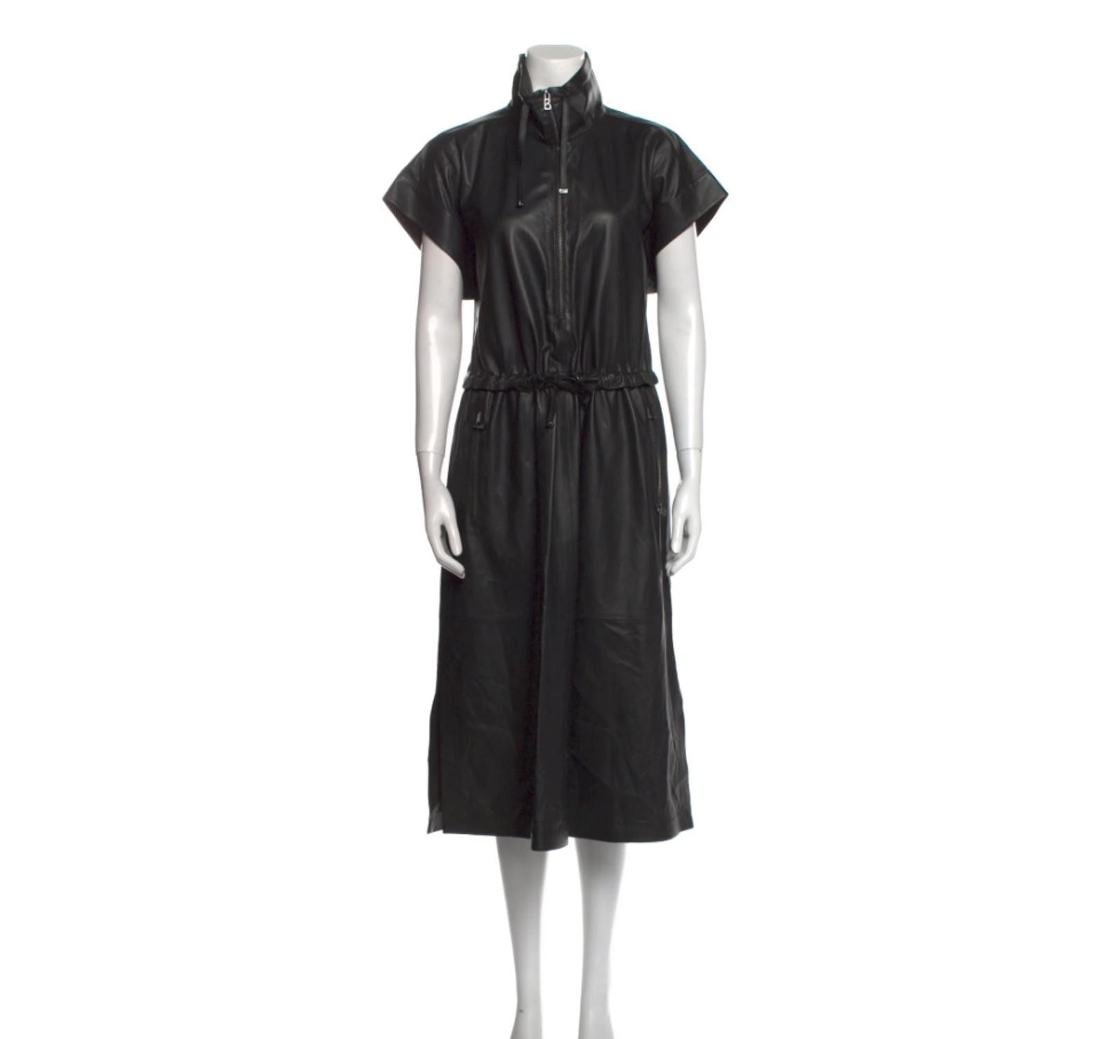 Bogner Bogner Lambskin Midi Length Dress / Sz US6 (M) Size M / US 6-8 / IT 42-44 - 1 Thumbnail