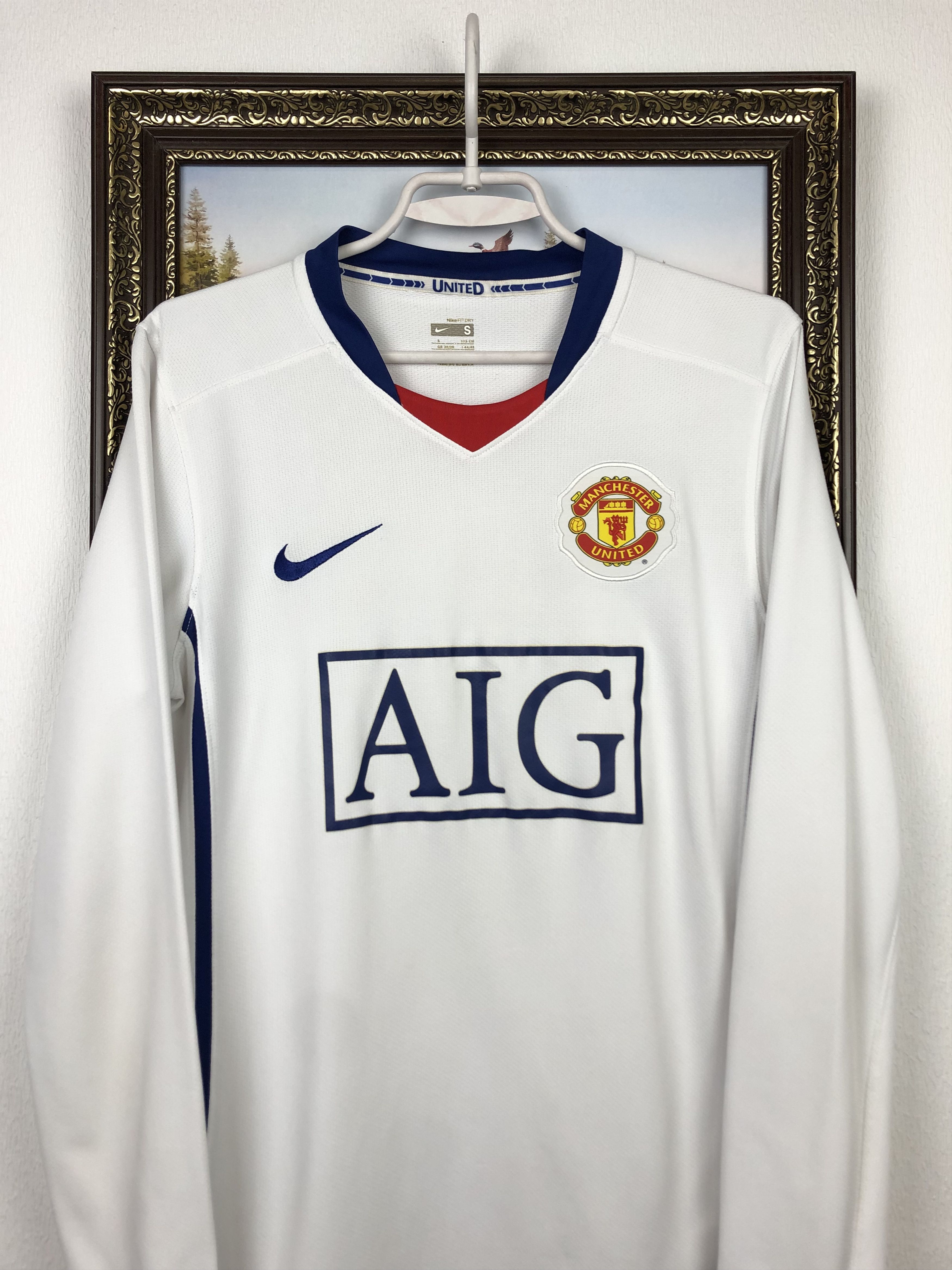 Nike × Vintage Manchester United football shirt Soccer Long Sleeve Jersey Size US S / EU 44-46 / 1 - 2 Thumbnail