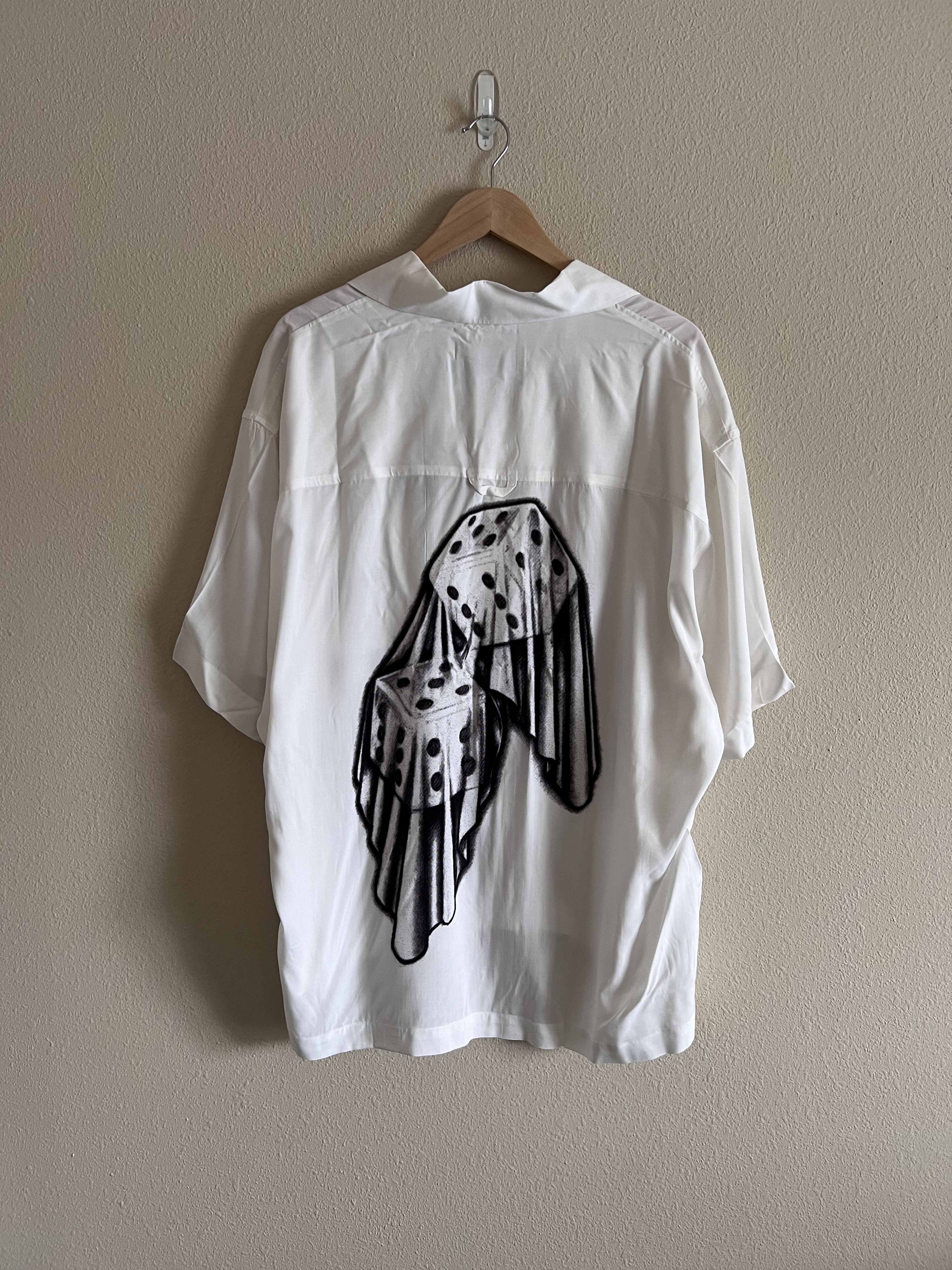 Awake NY Awake NY Rayon Dice Print Camp Shirt in White Size US XXL / EU 58 / 5 - 1 Thumbnail