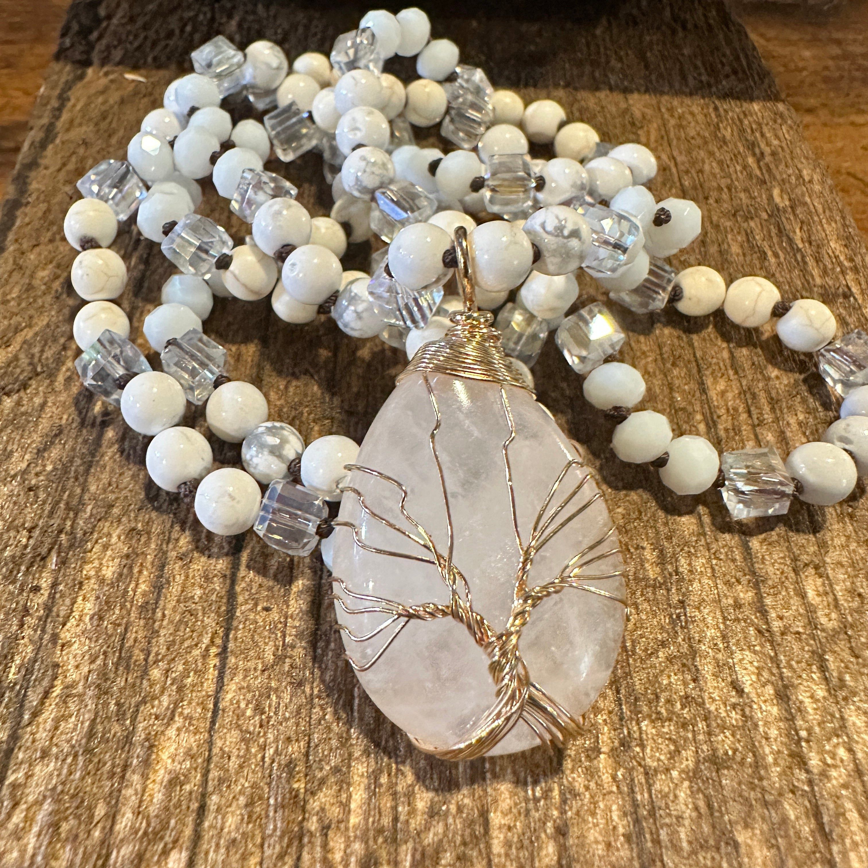 Other Bohemian Natural Stone Beads Pendant Necklace , Family Tree Size ONE SIZE - 3 Thumbnail