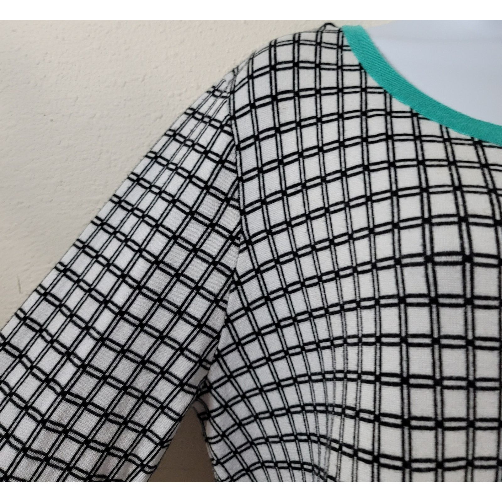 Other Cato Black White Check Round Neck Sweater Top XL Soft Size XL / US 12-14 / IT 48-50 - 5 Thumbnail