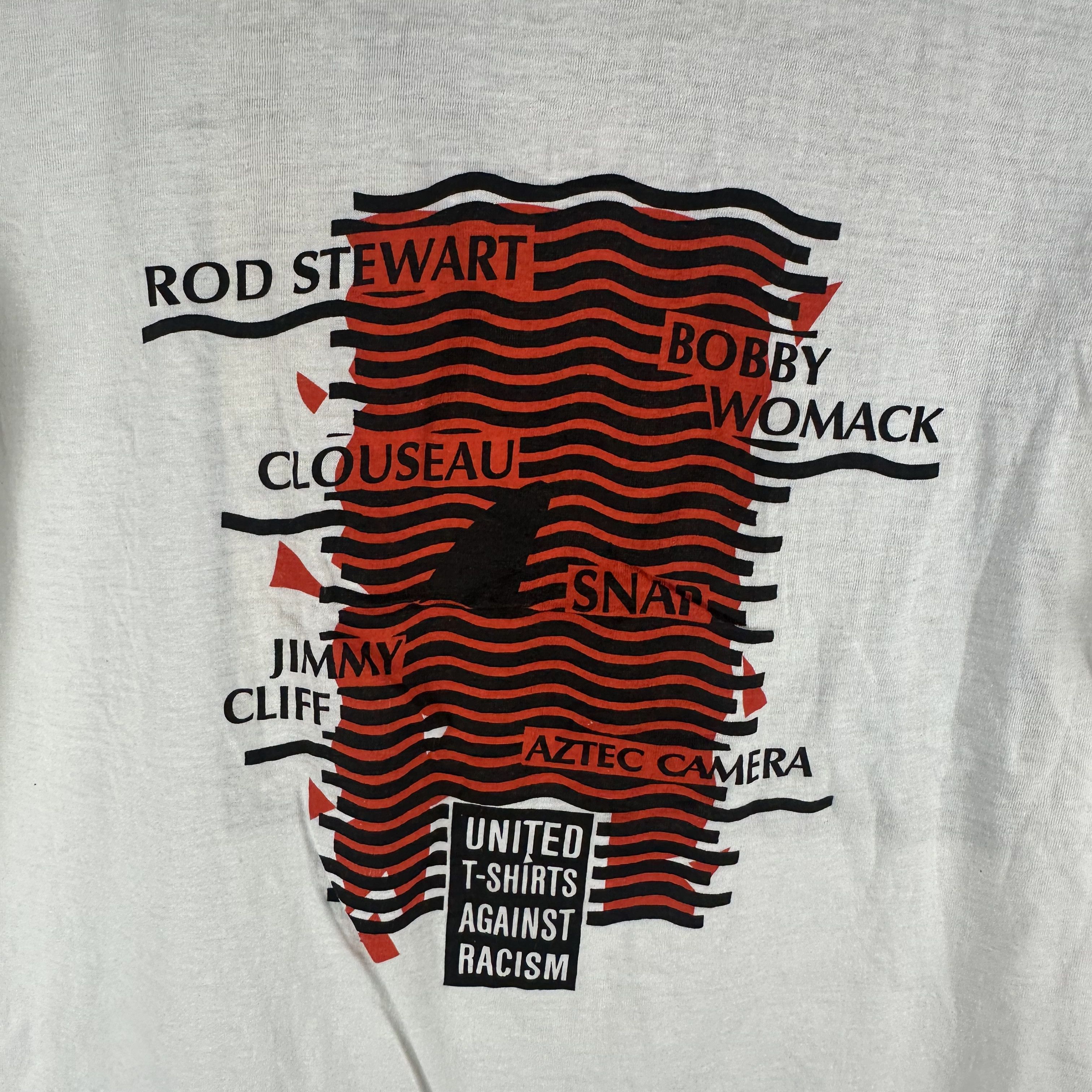 Vintage 90s Rod Stewart Bobby Womack Beach Life Festival T-shirt Size US XL / EU 56 / 4 - 4 Thumbnail