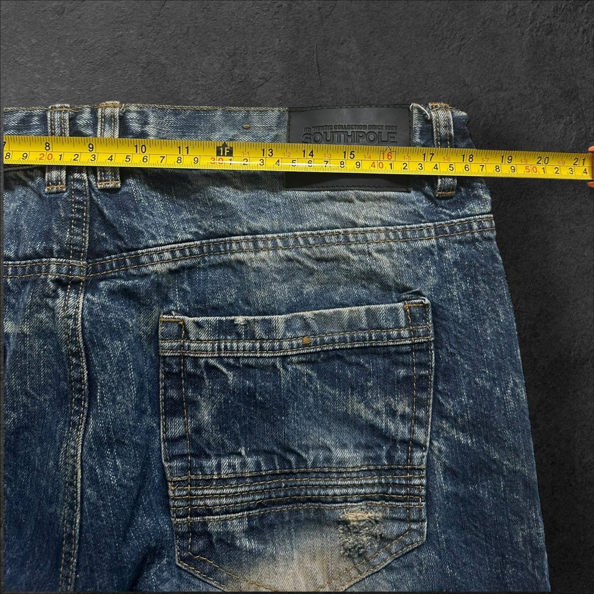 Southpole × Vintage Southpole Jeans Mens 38x30 Blue Y2K Size US 38 / EU 54 - 6 Thumbnail