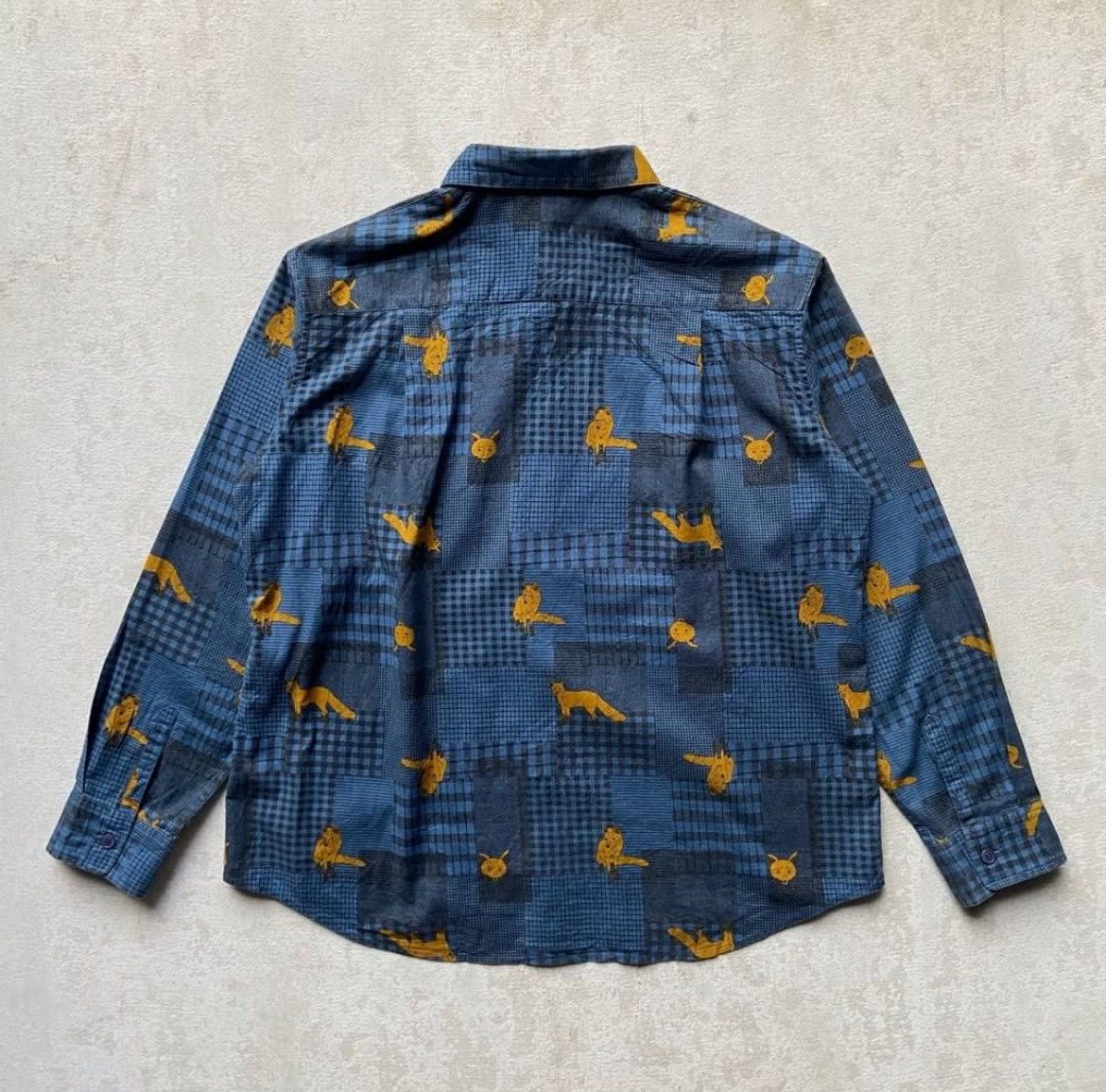 Issey Miyake × Japanese Brand × Ne-Net Ne net Wolf Print Shirt Size US M / EU 48-50 / 2 - 4 Thumbnail
