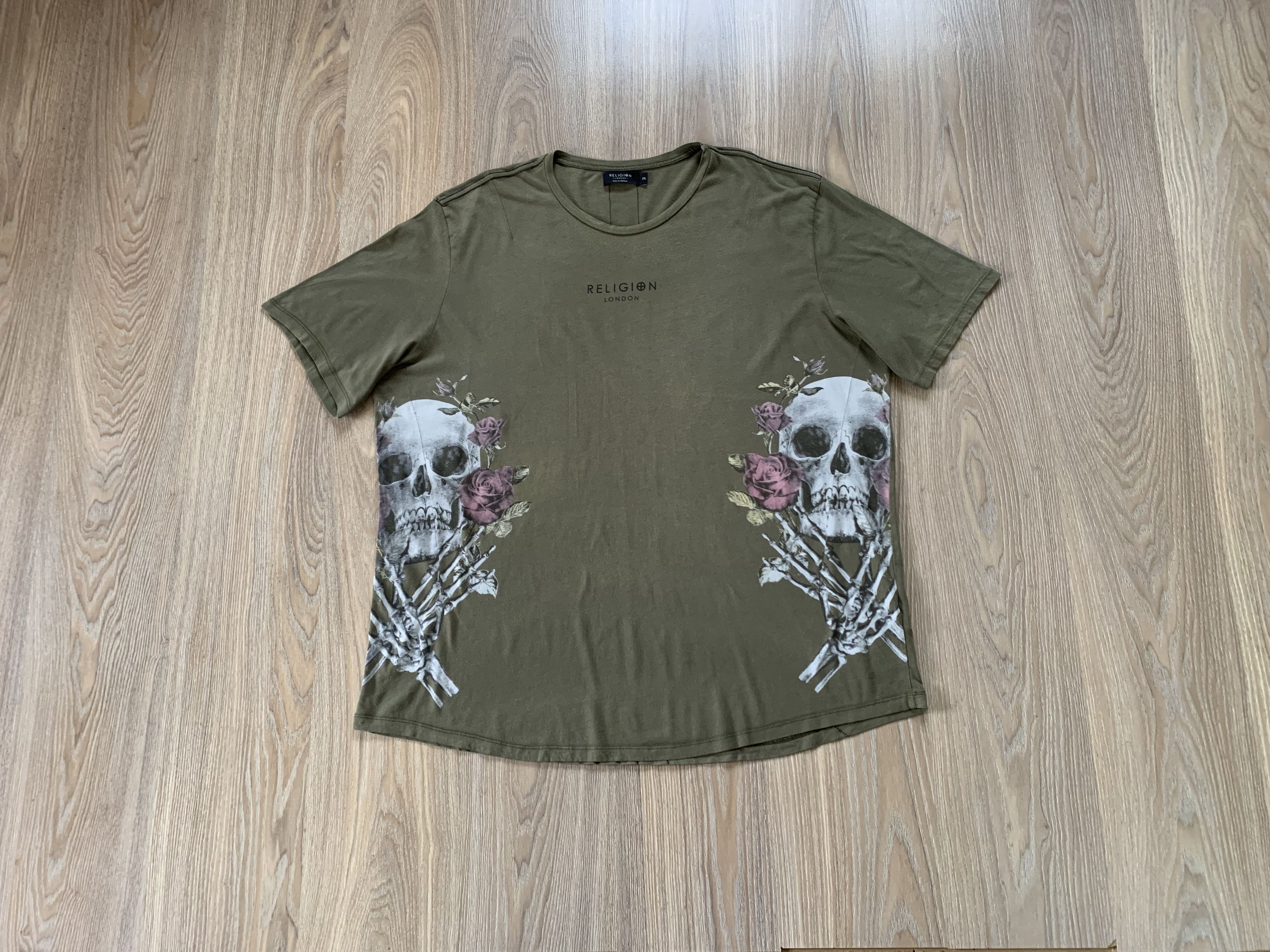 Japanese Brand × True Religion True Religion Skull Printed T Shirt Size US XXL / EU 58 / 5 - 11 Thumbnail
