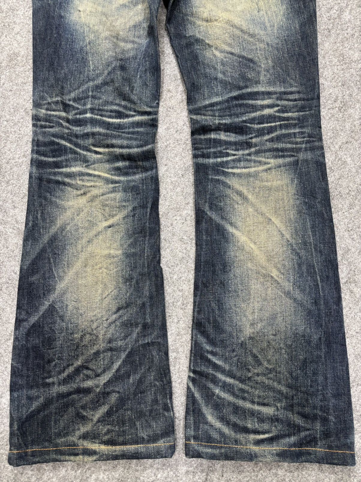 Seditionaries 💥Flare💥Lolita Mud Stone Wash Style Flare Spiky Denim F648 Size US 32 / EU 48 - 17 Thumbnail