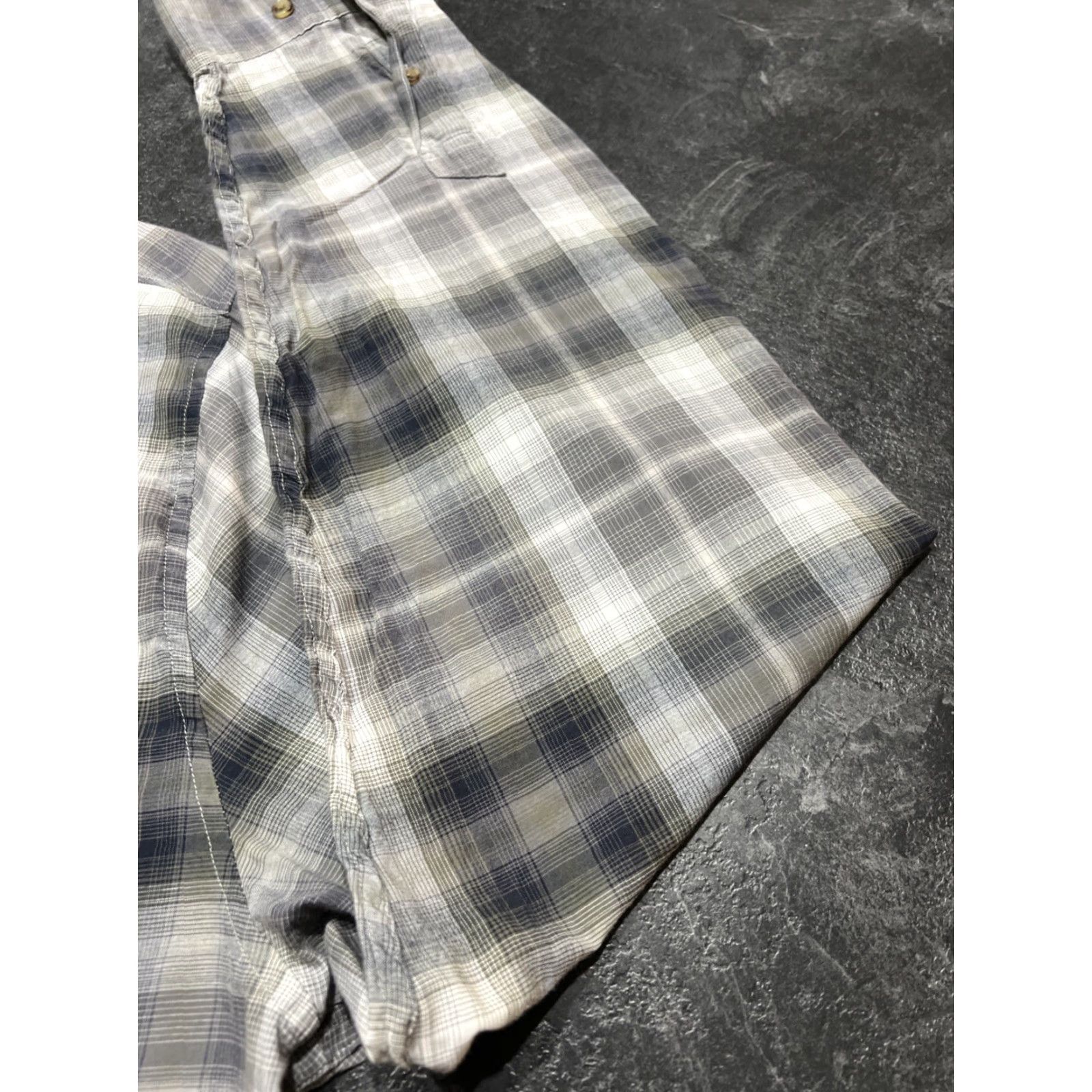 Mountain Khakis Mountain Khakis Shirt Men's XXL 2XL Lightweight L/S Gray Plaid Size US L / EU 52-54 / 3 - 2 Thumbnail