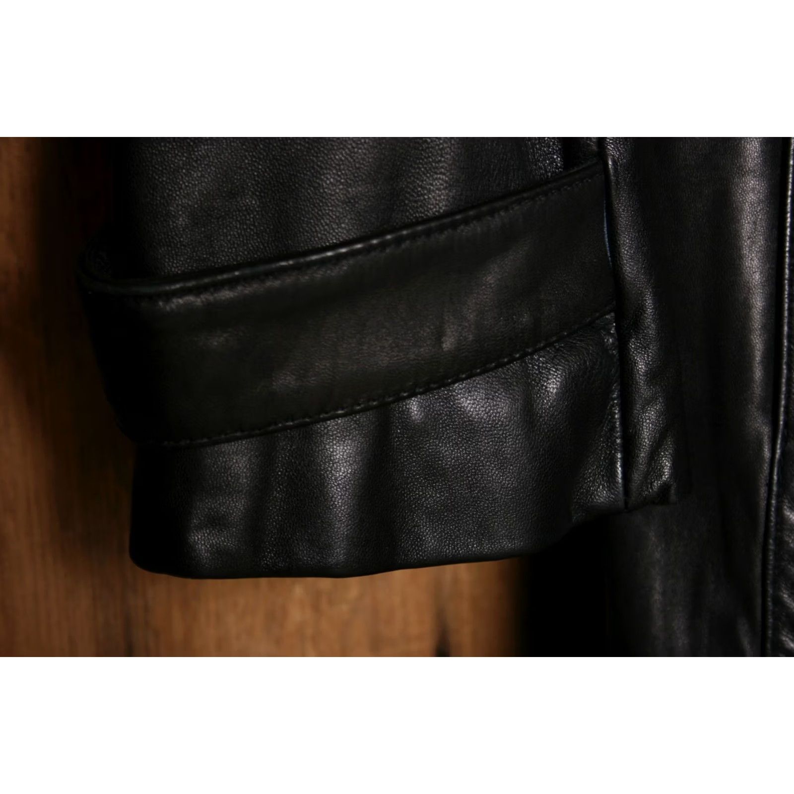 Vintage VINTAGE WILSONS Pelle Studio Black Leather Snap Button Belted Coat Women's XL Coat Mens? Size XL / US 12-14 / IT 48-50 - 5 Thumbnail