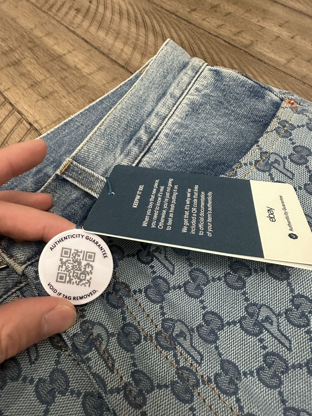 Gucci × Palace Gucci Palace jeans Size US 32 / EU 48 - 10 Thumbnail