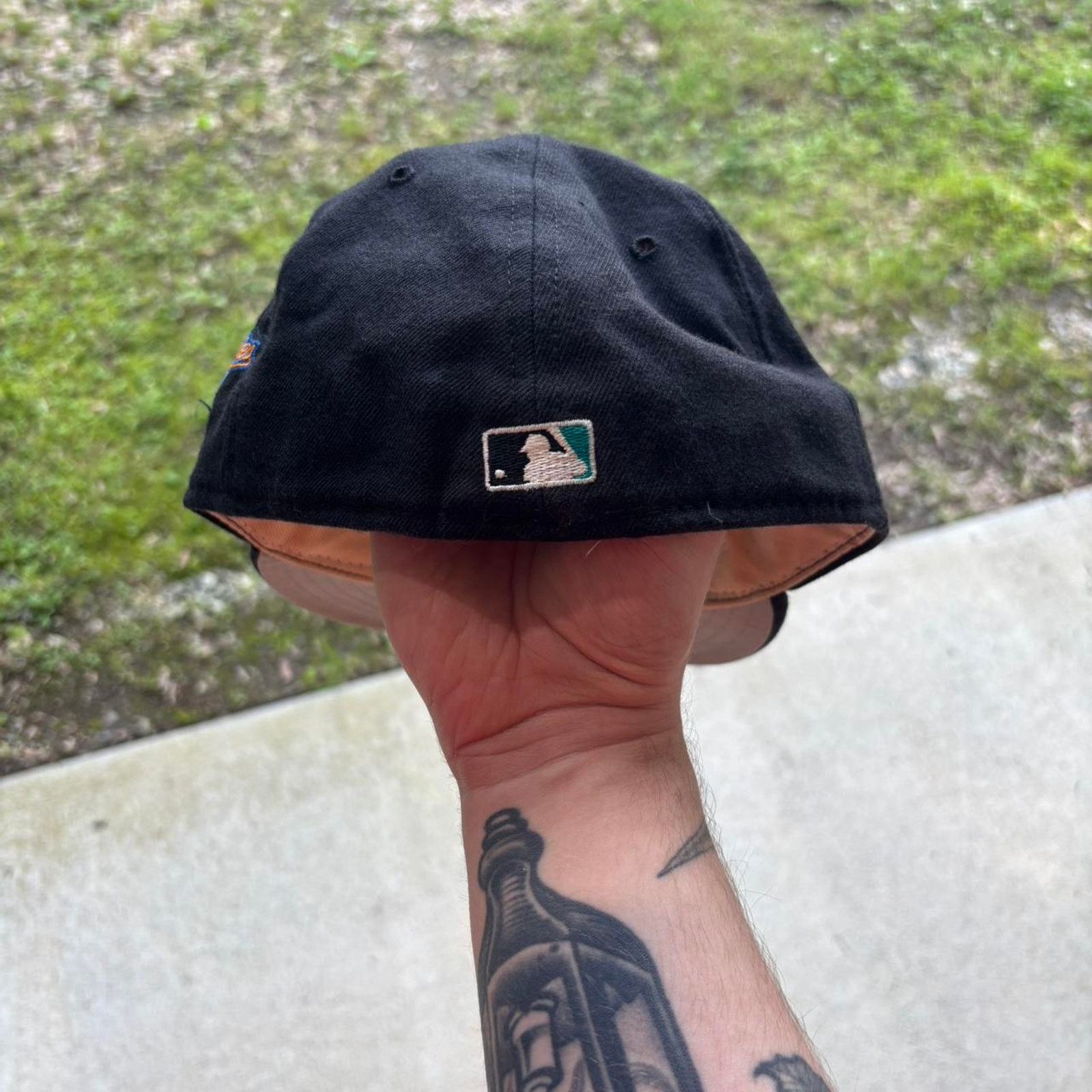 MLB × New Era × Vintage Vintage 1997 New Era Florida Marlins MLB Fitted Hat Size ONE SIZE - 3 Thumbnail