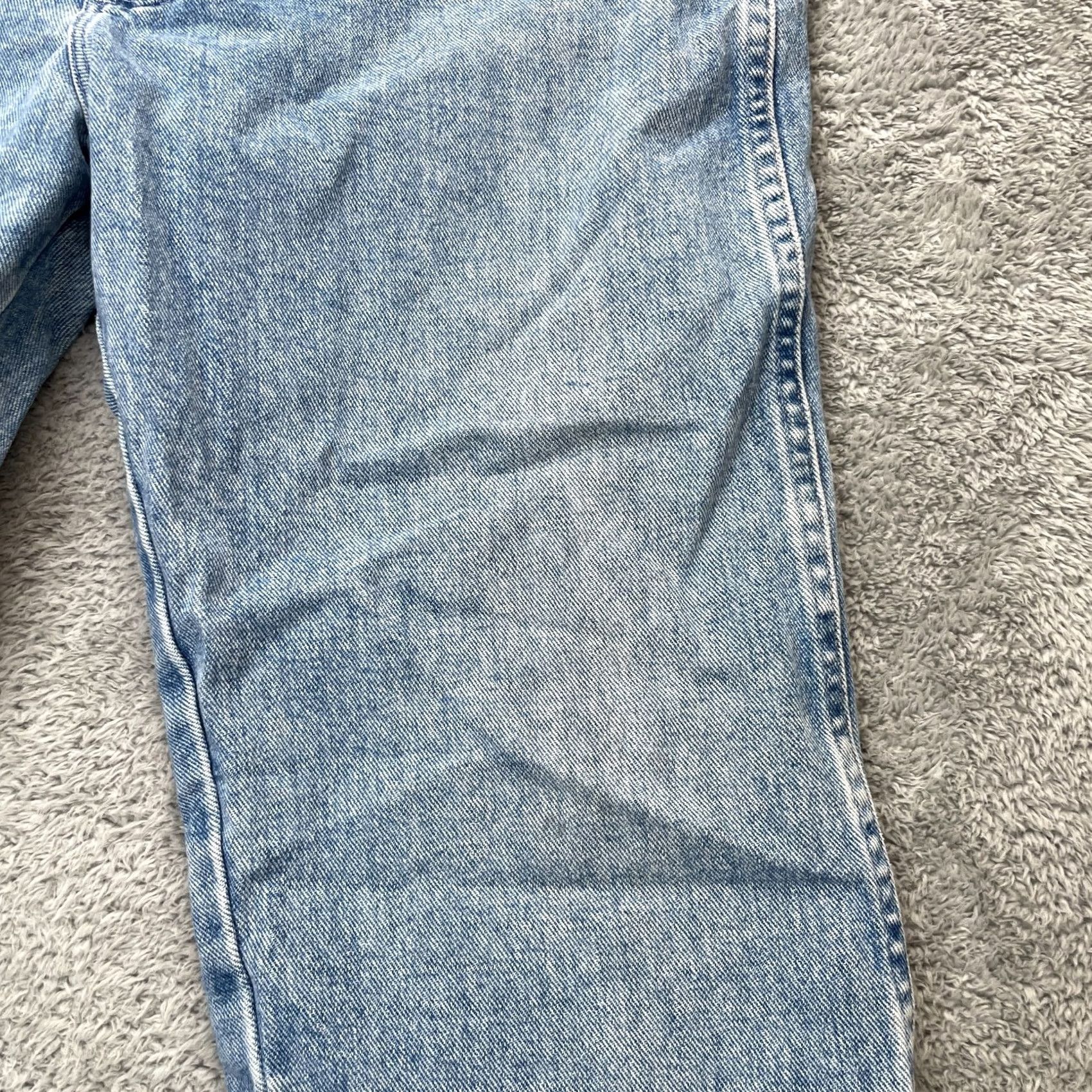 Wrangler Wrangler Jeans Mens 36x32 Blue Tapered Leg Original Fit Rise High Cowboy Cut Jeans Regular 5-Pocket Denim Cotton Wrangler Cowboy Cut Mens Blue 13MWZAW Size US 36 / EU 52 - 5 Thumbnail