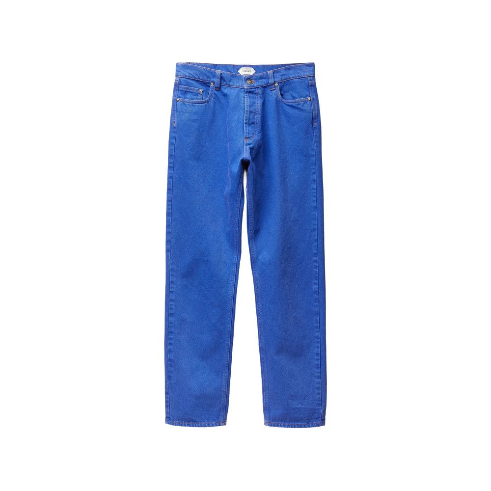 Versace Versace BLUE Trousers - Straight Trousers Size 26" / US 2 / IT 38 - 1 Thumbnail