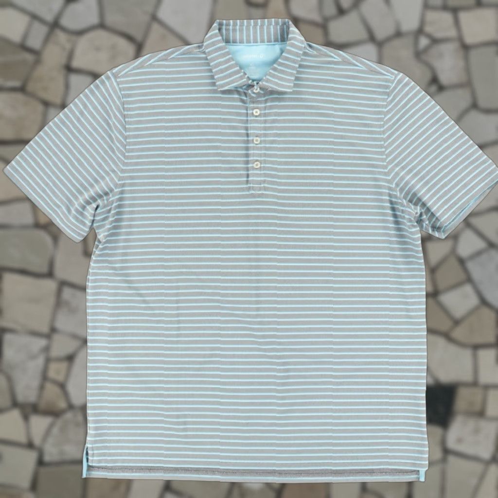 Vintage Johnny O Wicking Jersey Stretch Black Heather Polo Shirt Men's XL Size US XL / EU 56 / 4 - 1 Thumbnail