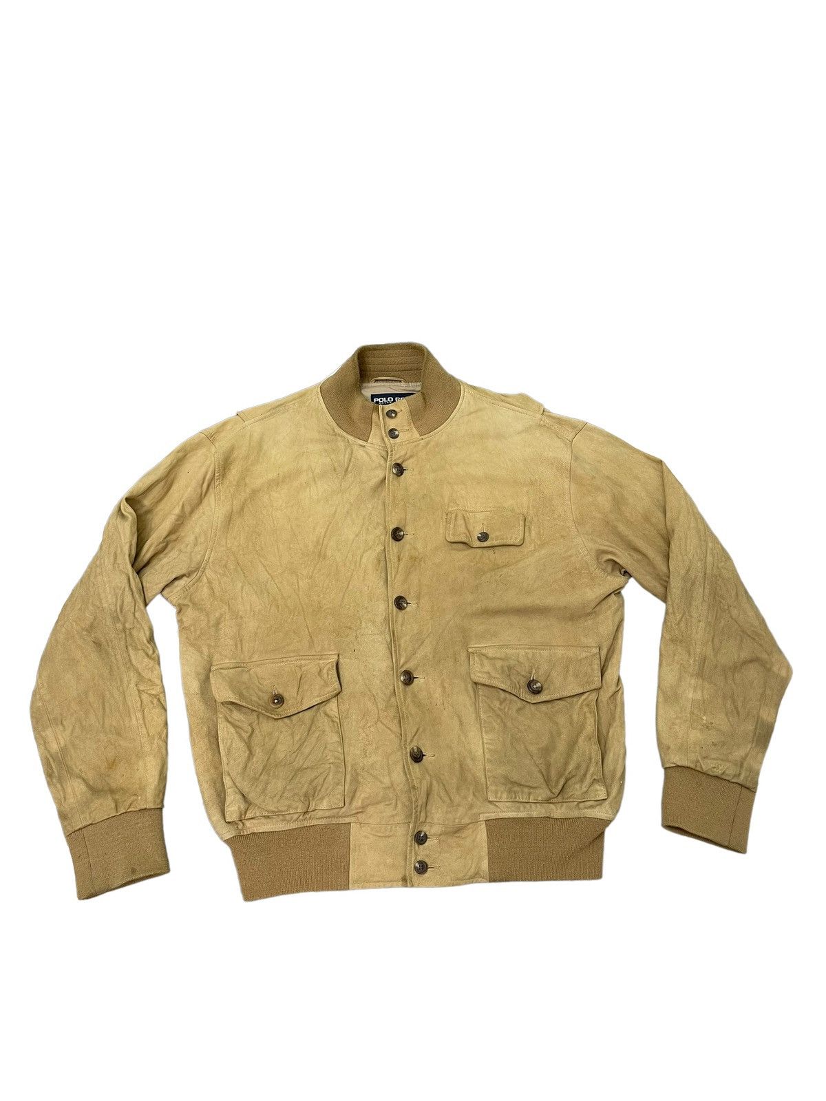 Polo Ralph Lauren Soft Leather Vtg Polo Golf Ralph Lauren Bomber Jacket 5🟩8 Size US M / EU 48-50 / 2 - 1 Thumbnail