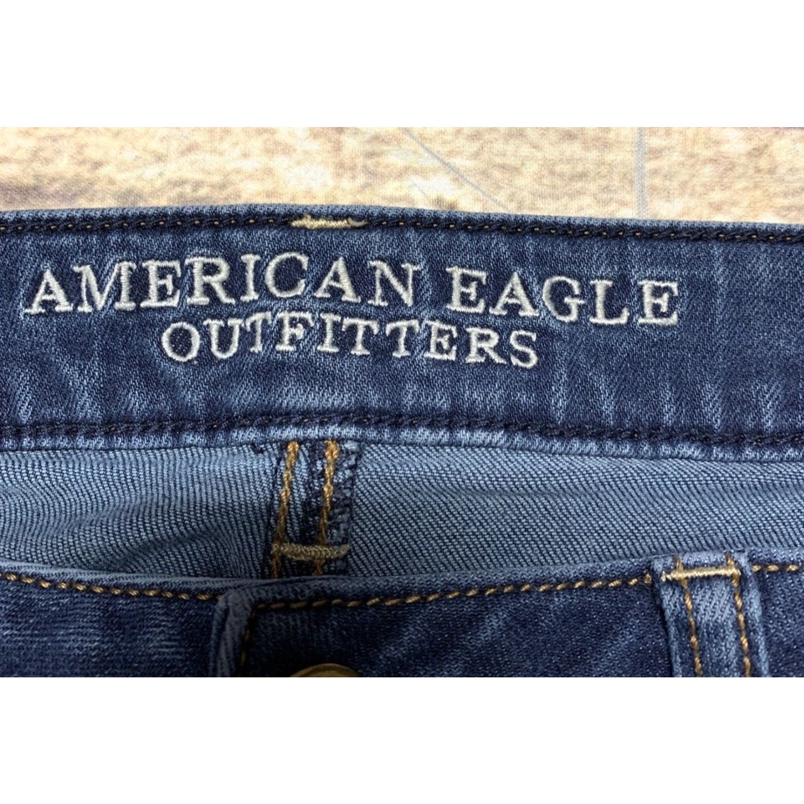 American Eagle Outfitters American Eagle Outfitters Jeans Jegging 29 X 26 Stretch Dark Wash Size 2 Womens Slim Jeans Size 26" / US 2 / IT 38 - 7 Thumbnail