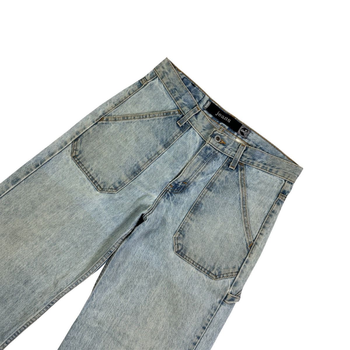Levi's 1990s Levis - Washed Blue Wide Jeans Size US 30 / EU 46 - 4 Thumbnail