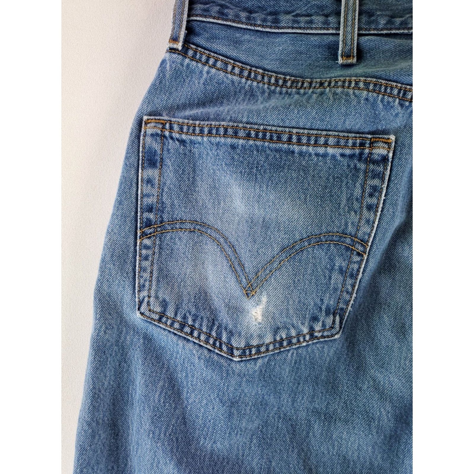 Levi's Levi's 501 Jeans Mens 36x31 Actual Blue Y2K Straight Denim Pants Regular Size 36 Mens Size US 36 / EU 52 - 7 Thumbnail