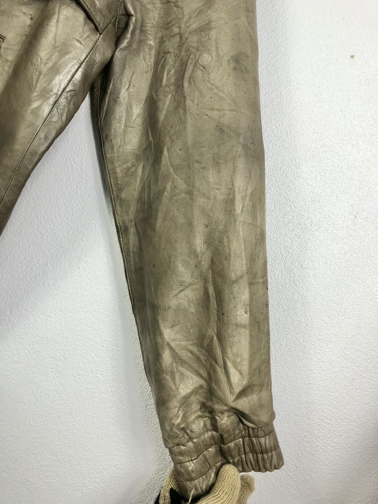 Loewe × Vintage Rare Vintage Loewe Leather Jacket Made in Spain Size US M / EU 48-50 / 2 - 14 Thumbnail