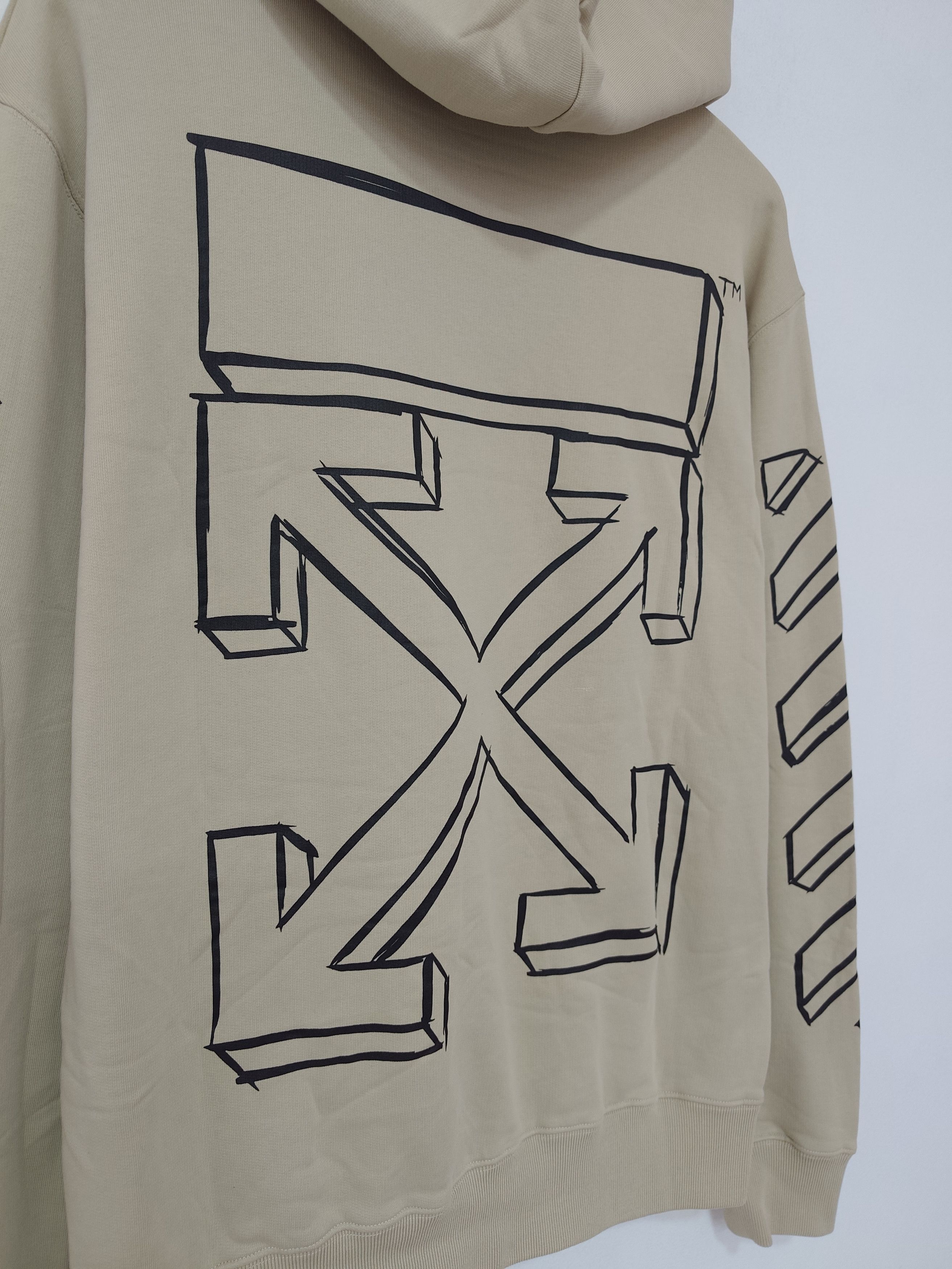 Off-White Off-White "Outline Marker Arrow Hoodie" Size US L / EU 52-54 / 3 - 4 Thumbnail