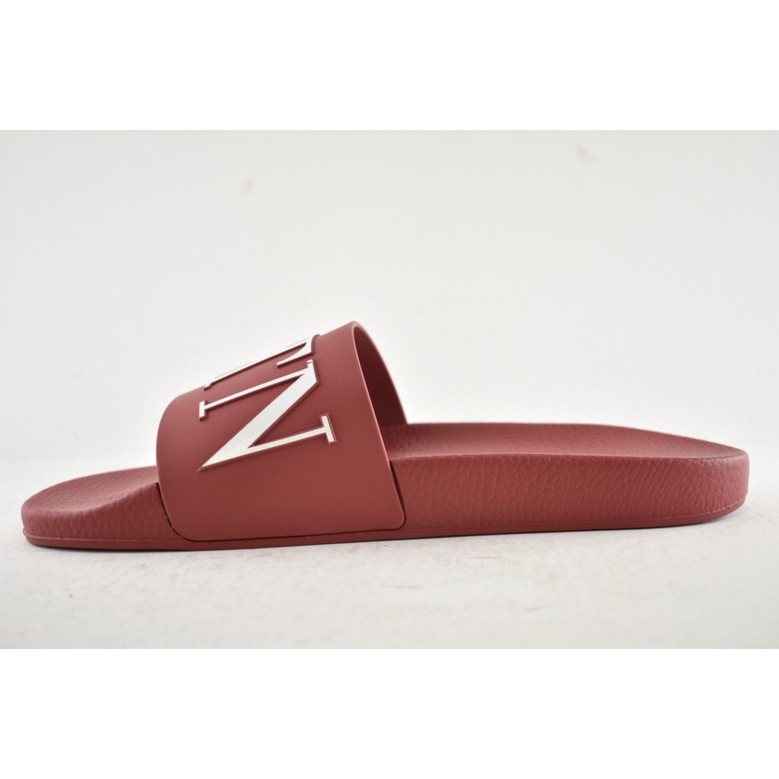 Valentino Valentino Garavani VLTN Red White Logo Pool Slide 44 11 Size US 11 / EU 44 - 8 Thumbnail