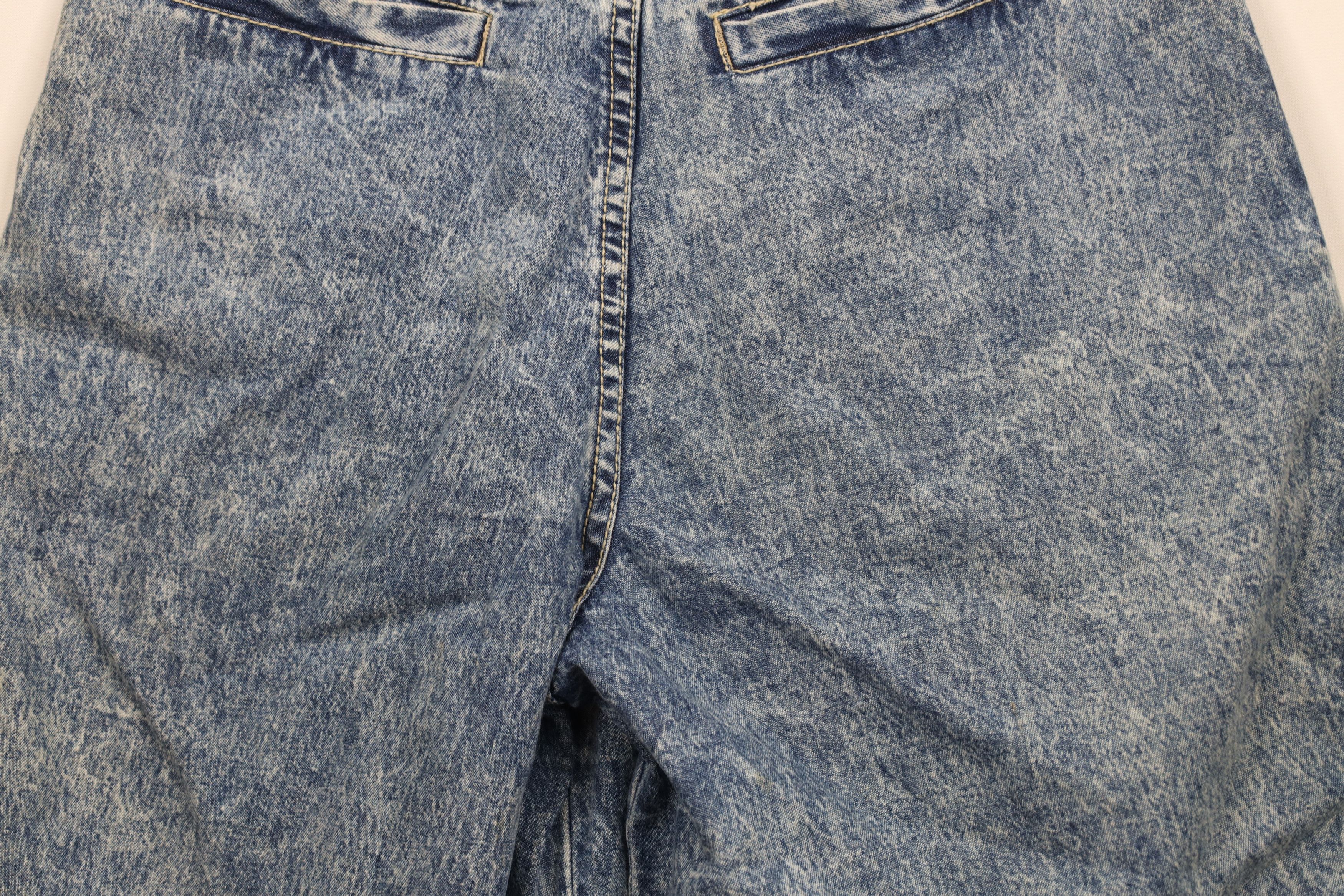 Vintage Vintage 80s Streetwear Acid Wash High Waisted Denim Shorts Size 32" / US 10 / IT 46 - 13 Thumbnail