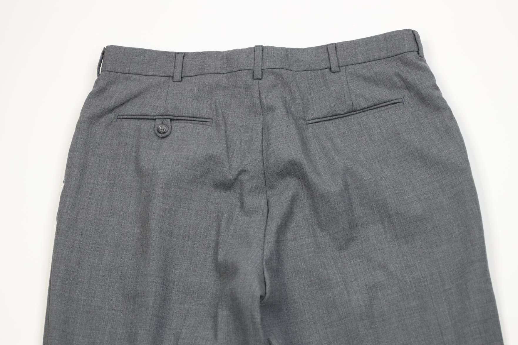 Lands' End Vintage 90s Lands End Wide Leg Chino Pants Heather Gray USA Size US 36 / EU 52 - 10 Thumbnail