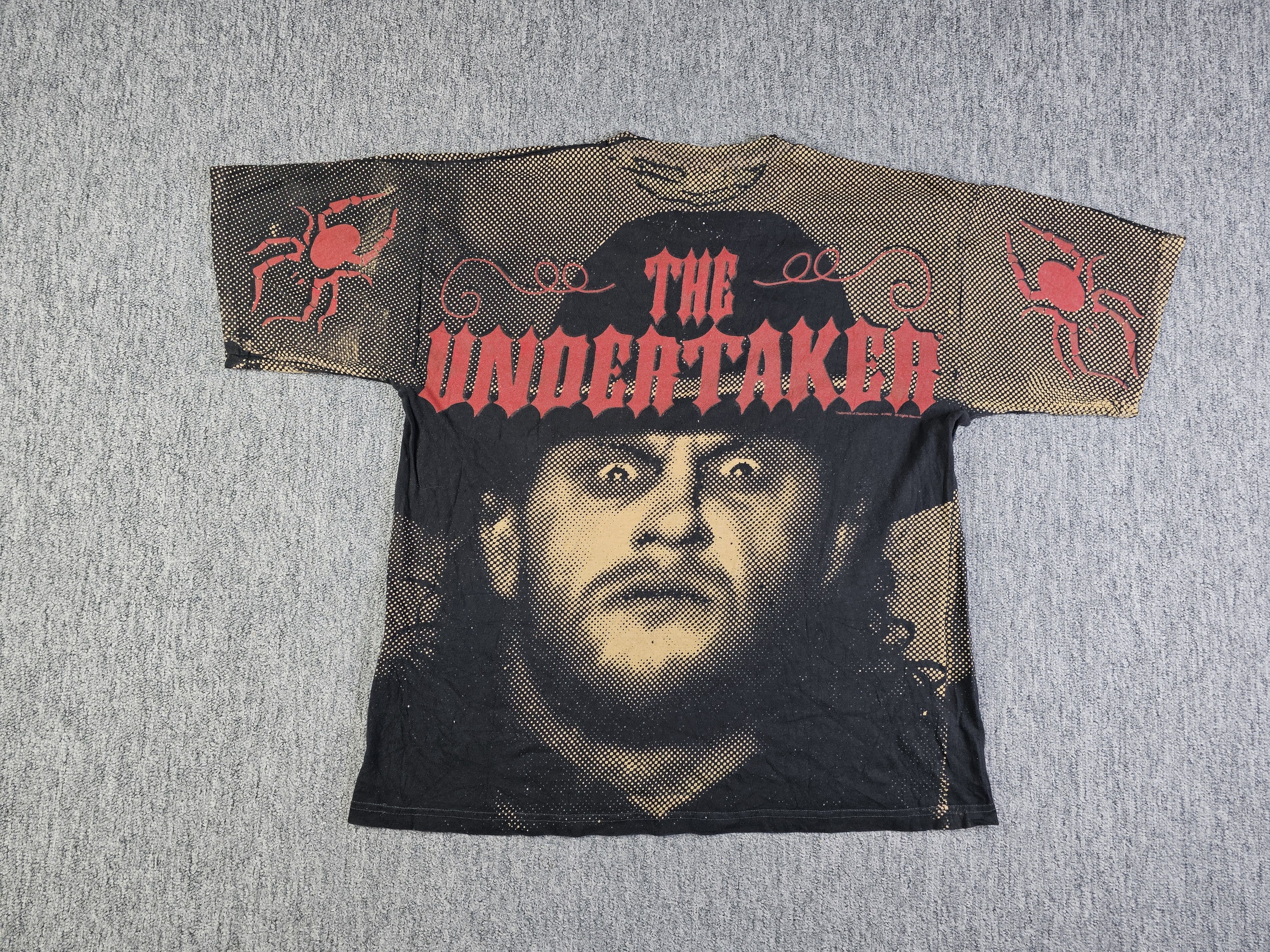 Other 1992 WWF Undertaker AOP T-Shirt Titan Sports Single Stitch L Size US L / EU 52-54 / 3 - 4 Thumbnail