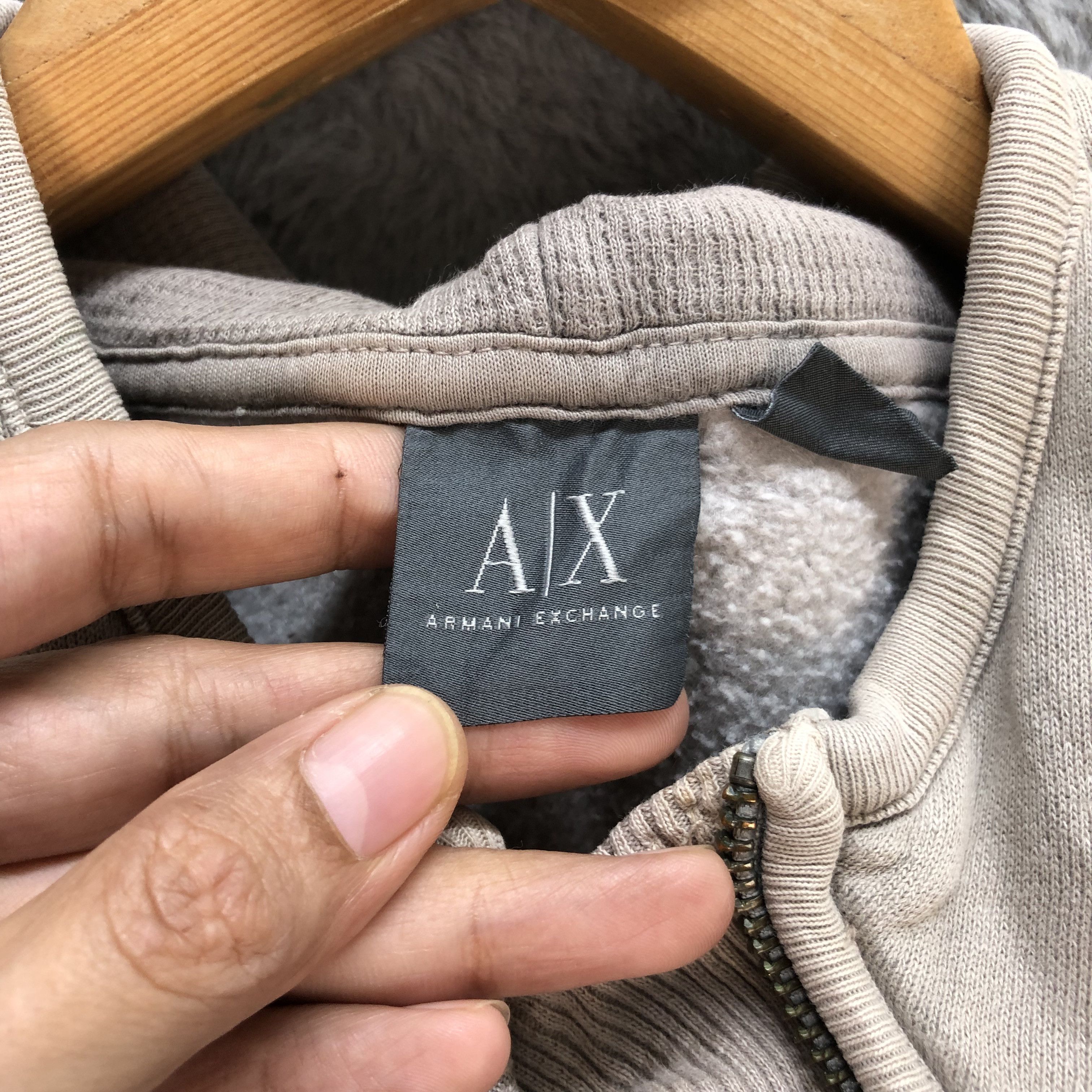 Armani Exchange ARMANI EXCHANGE NICE DESIGN HALF ZIP HOODIES #7313-129 Size US M / EU 48-50 / 2 - 9 Thumbnail