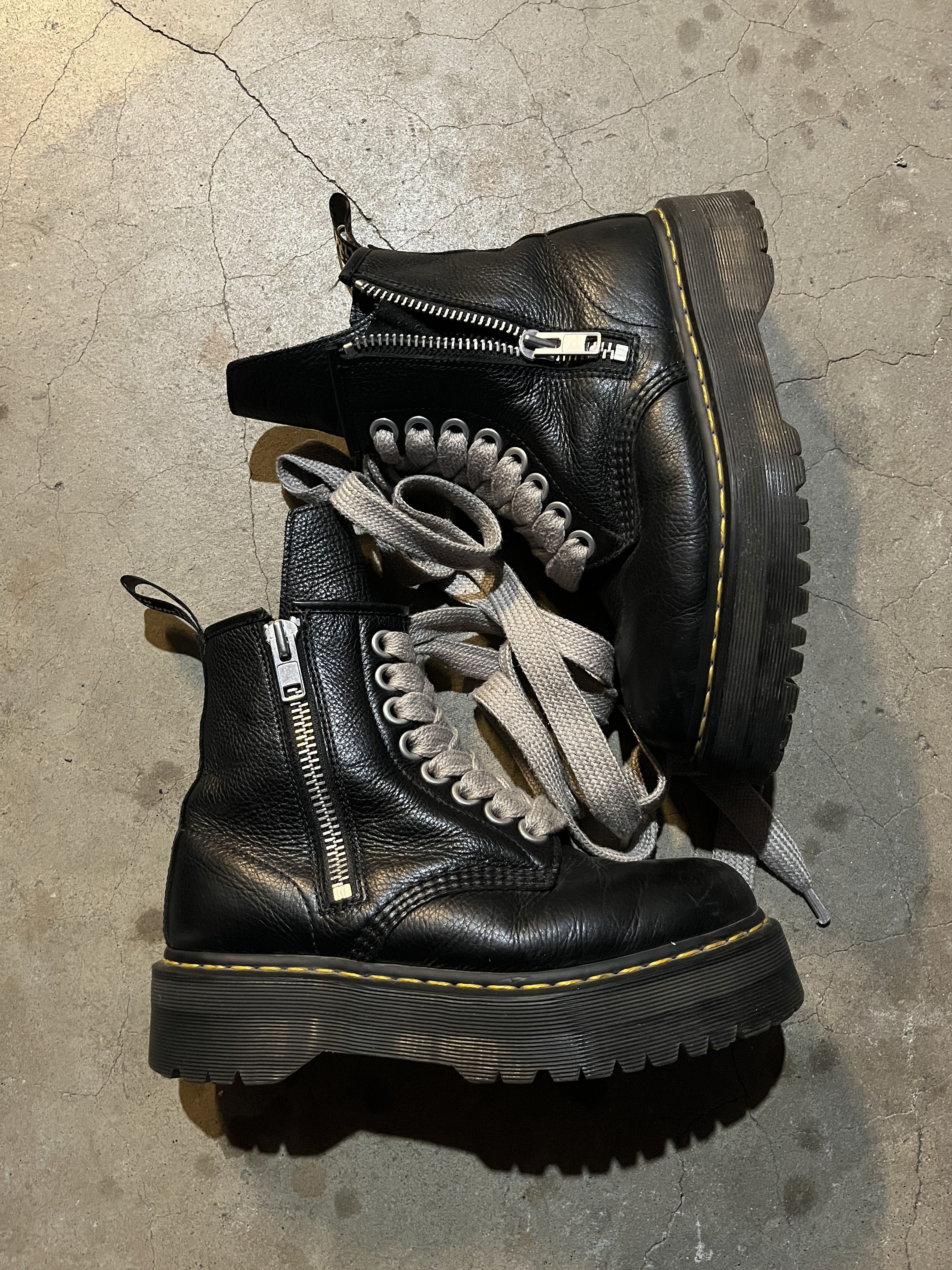 Rick Owens Rick Owens Jumbo Lace Doc Martens | Grailed