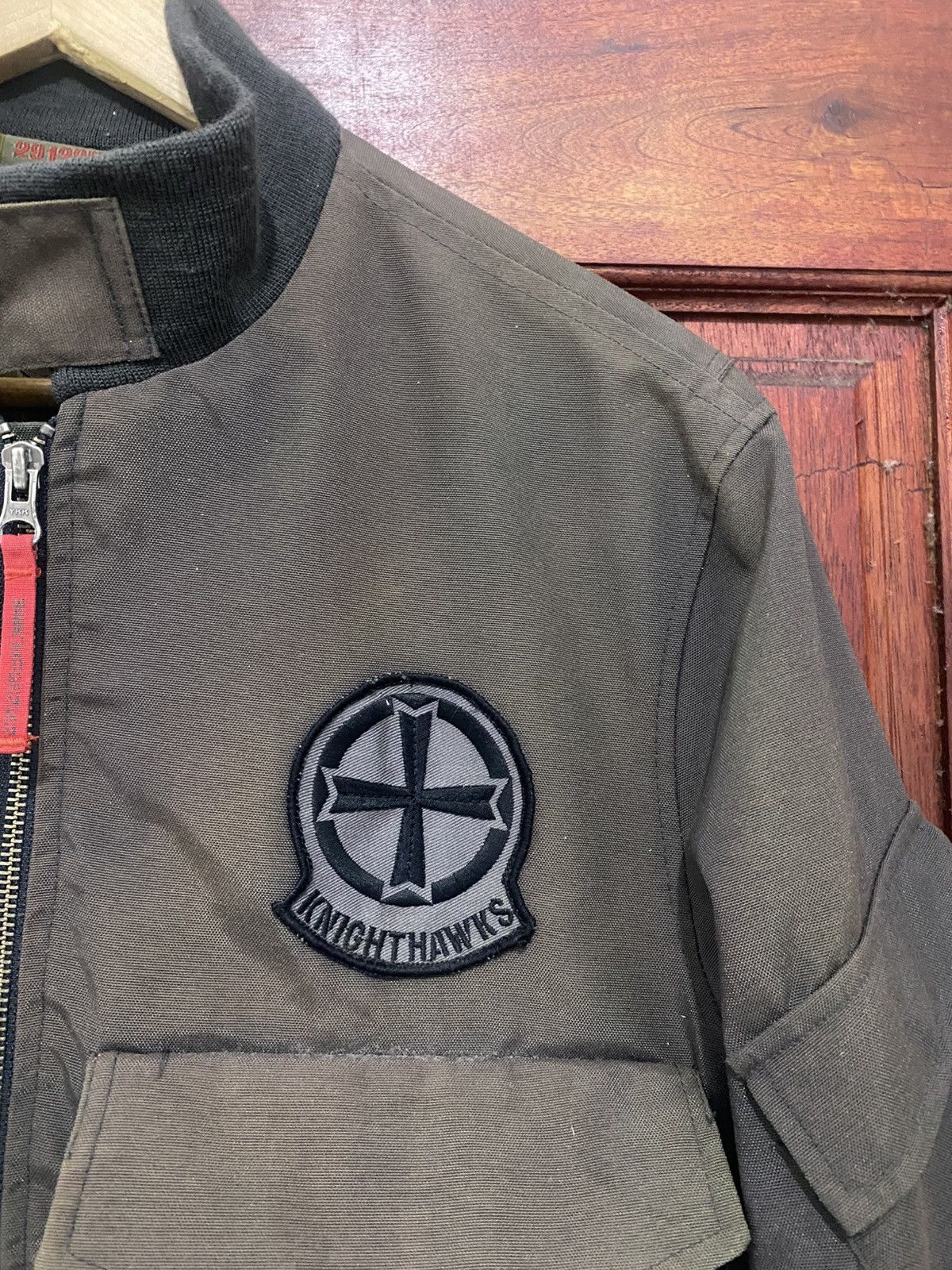 Japanese Brand 291295 Homme Knighthawks Parachute Bomber Jacket Sunfaded Size US L / EU 52-54 / 3 - 5 Thumbnail