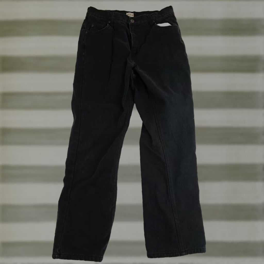 Vintage VINTAGE Red Head Work Pants Black 34-34 Insulated Cotton Canvas Cargo Pocket Straight Leg 31 Inseam Mens Size US 34 / EU 50 - 1 Thumbnail