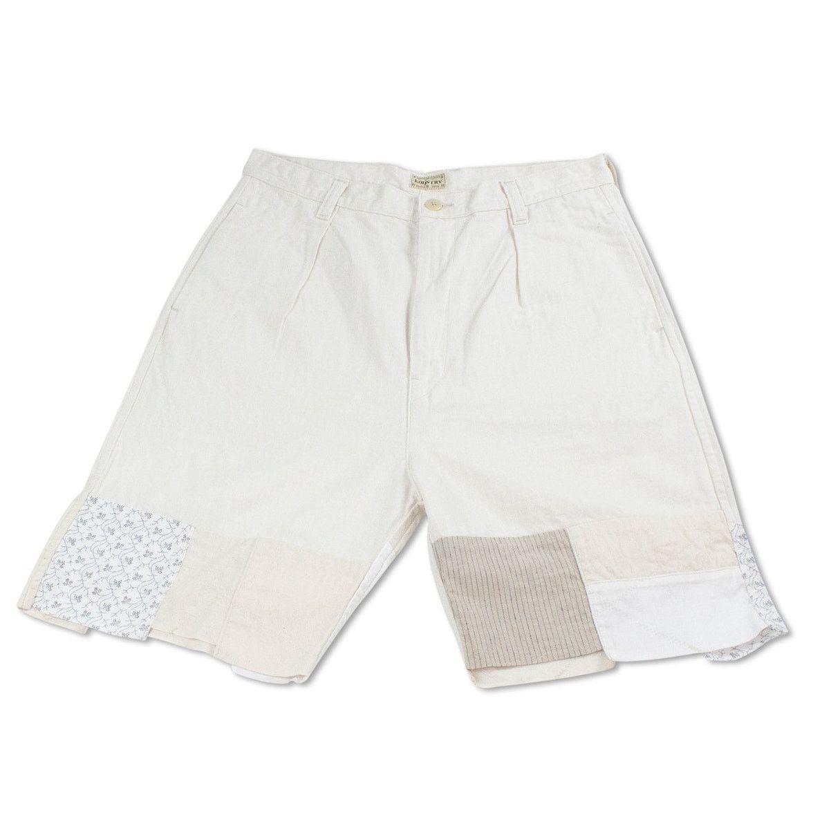 Kapital Kapital Kountry 10oz White Denim Shorts (Hutteri Remake) Size US 31 - 6 Thumbnail