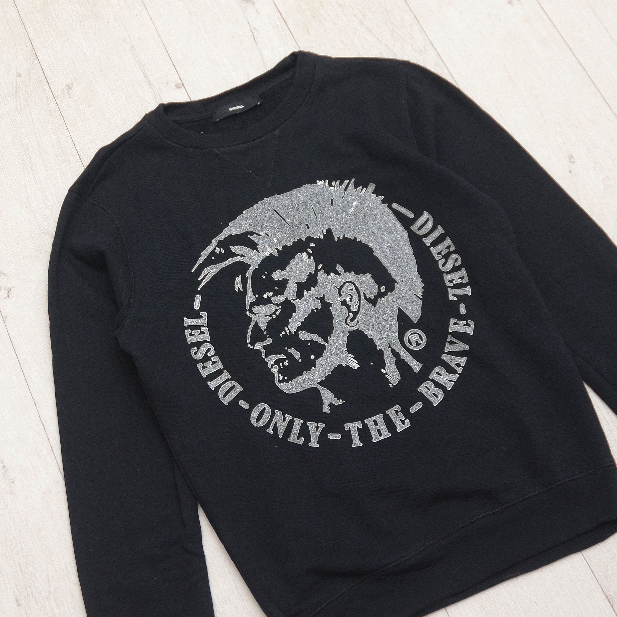 Diesel DIESEL Sweatshirts Size S Crew Neck Pullover Jumper Size S / US 4 / IT 40 - 2 Thumbnail