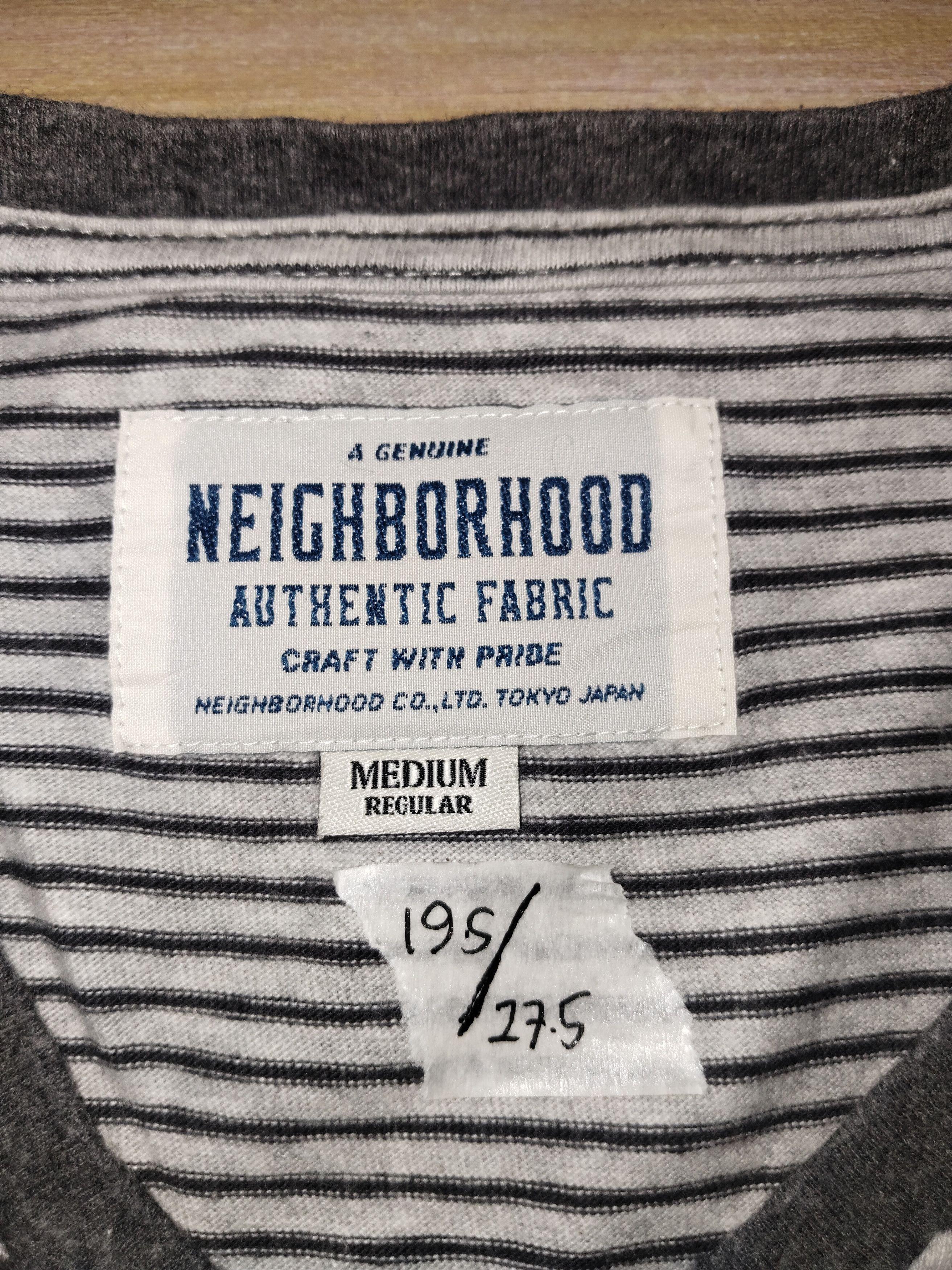 Neighborhood NEIGHBORHOOD Stripes Single Pocket Size US L / EU 52-54 / 3 - 3 Thumbnail