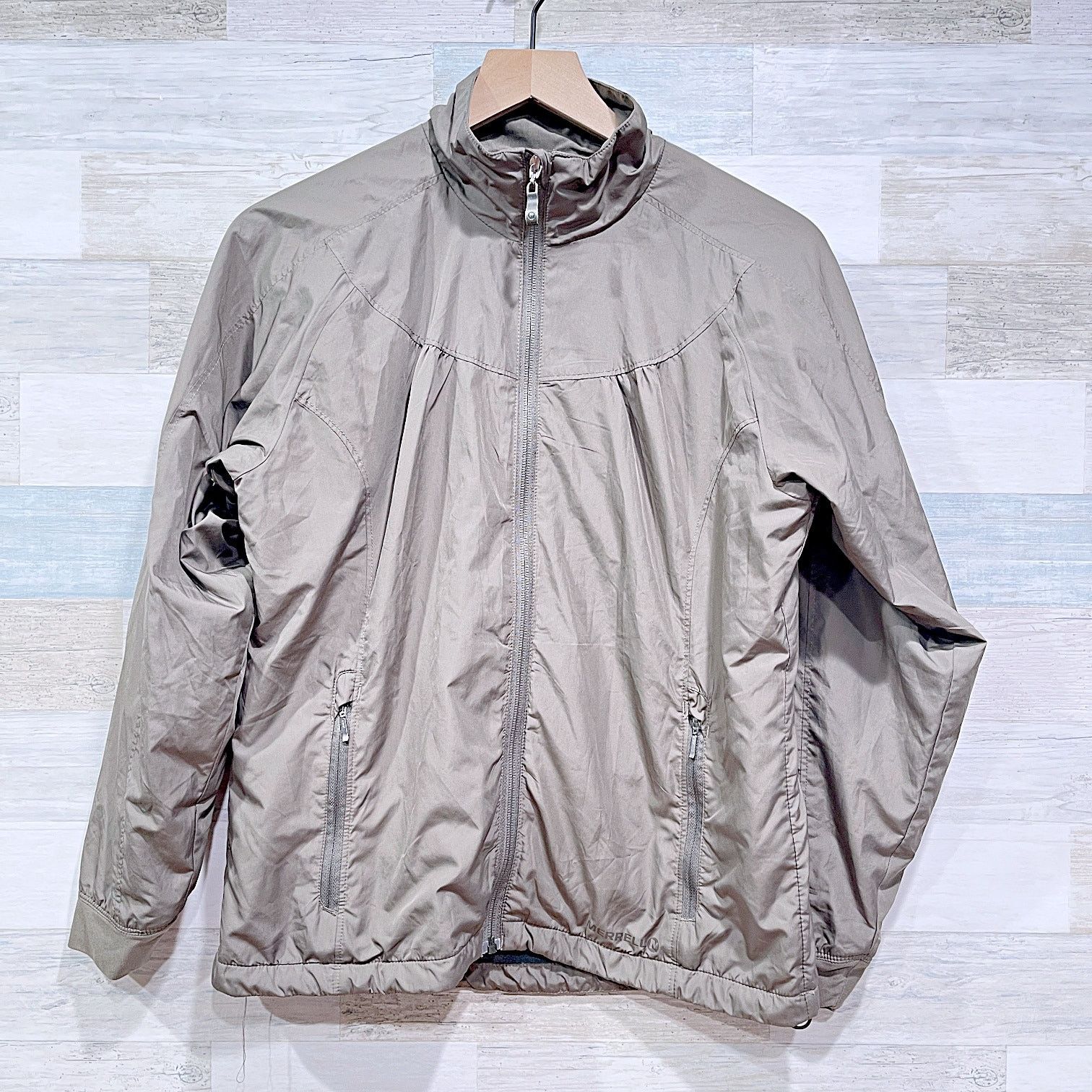 Merrell Merrell Aeroblock Windbreaker Jacket Olive Green Mens Small Size US S / EU 44-46 / 1 - 1 Thumbnail