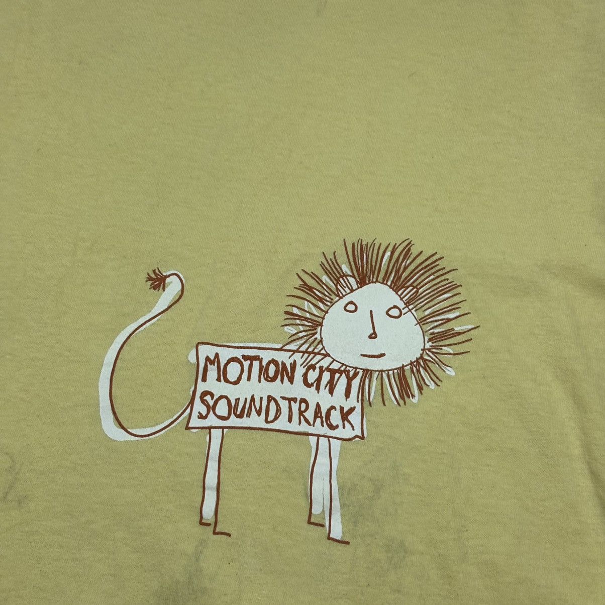 Band Tees Vintage Motion City Soundtrack - Lion Early 00s Size US L / EU 52-54 / 3 - 3 Thumbnail