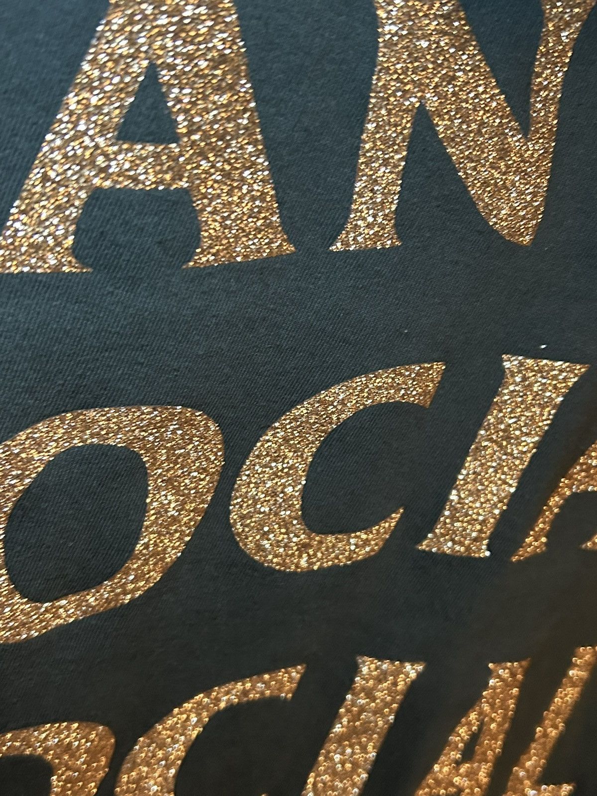 Anti Social Social Club Anti Social Social Club gold sparkle print pullover hoodie Size US L / EU 52-54 / 3 - 9 Thumbnail