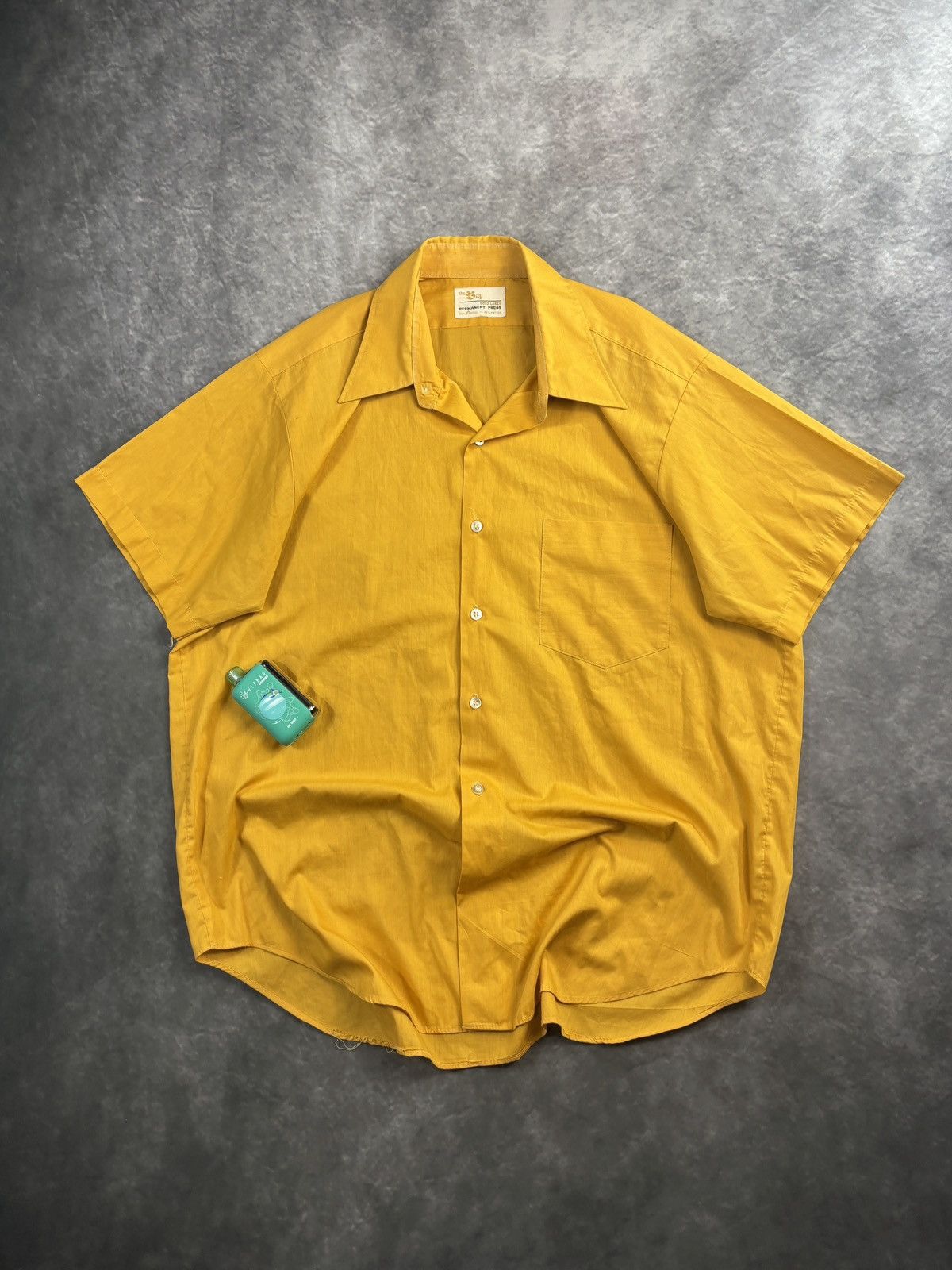 Vintage 1970s Vintage Shortsleeve Shirt Summer Perma Press The Bay M Size US M / EU 48-50 / 2 - 1 Thumbnail