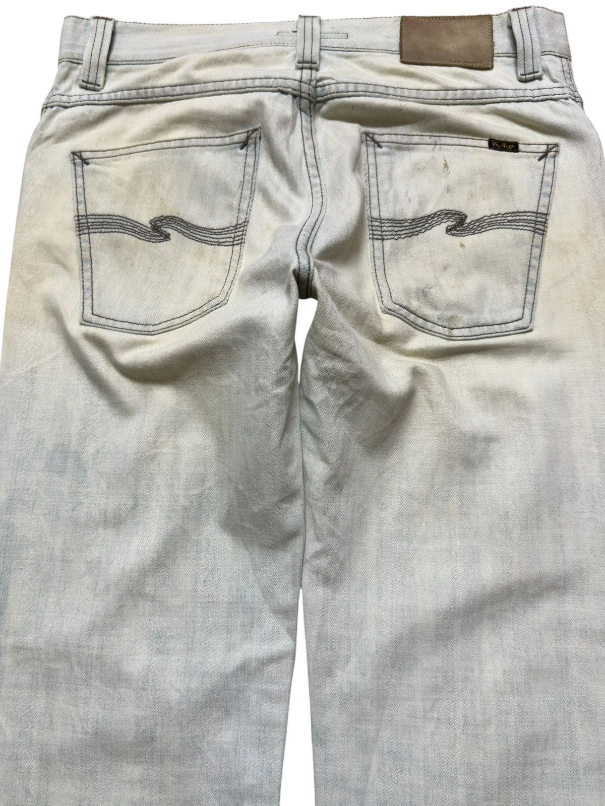 Nudie Jeans Vintage Nudie Light Blue Faded Wash Denim Size US 32 / EU 48 - 5 Thumbnail