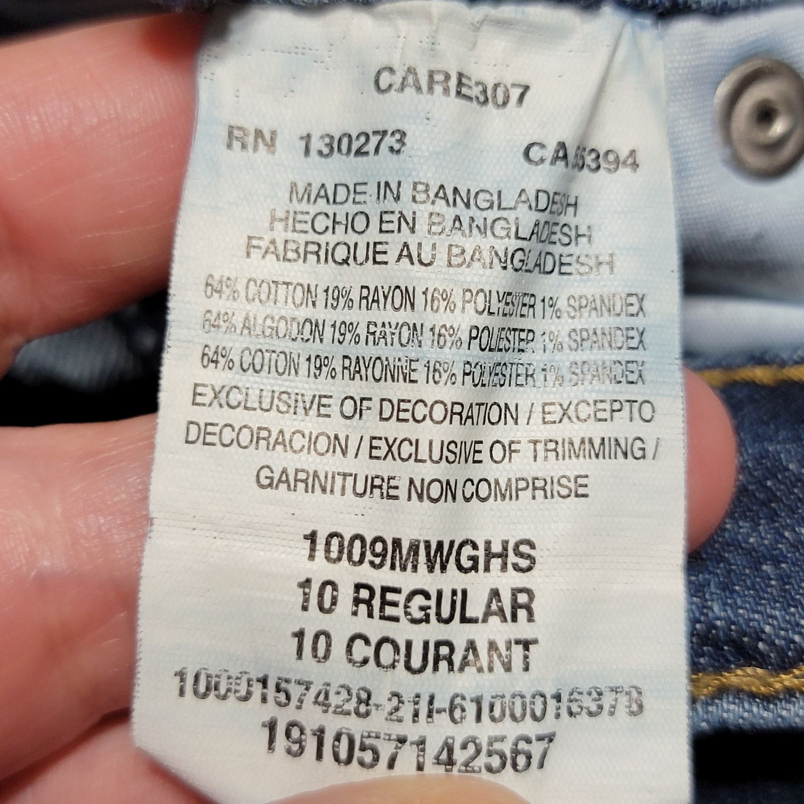 Wrangler Wrangler Regular Denim Jeans - Size 10 Regular Size 32" / US 10 / IT 46 - 5 Thumbnail